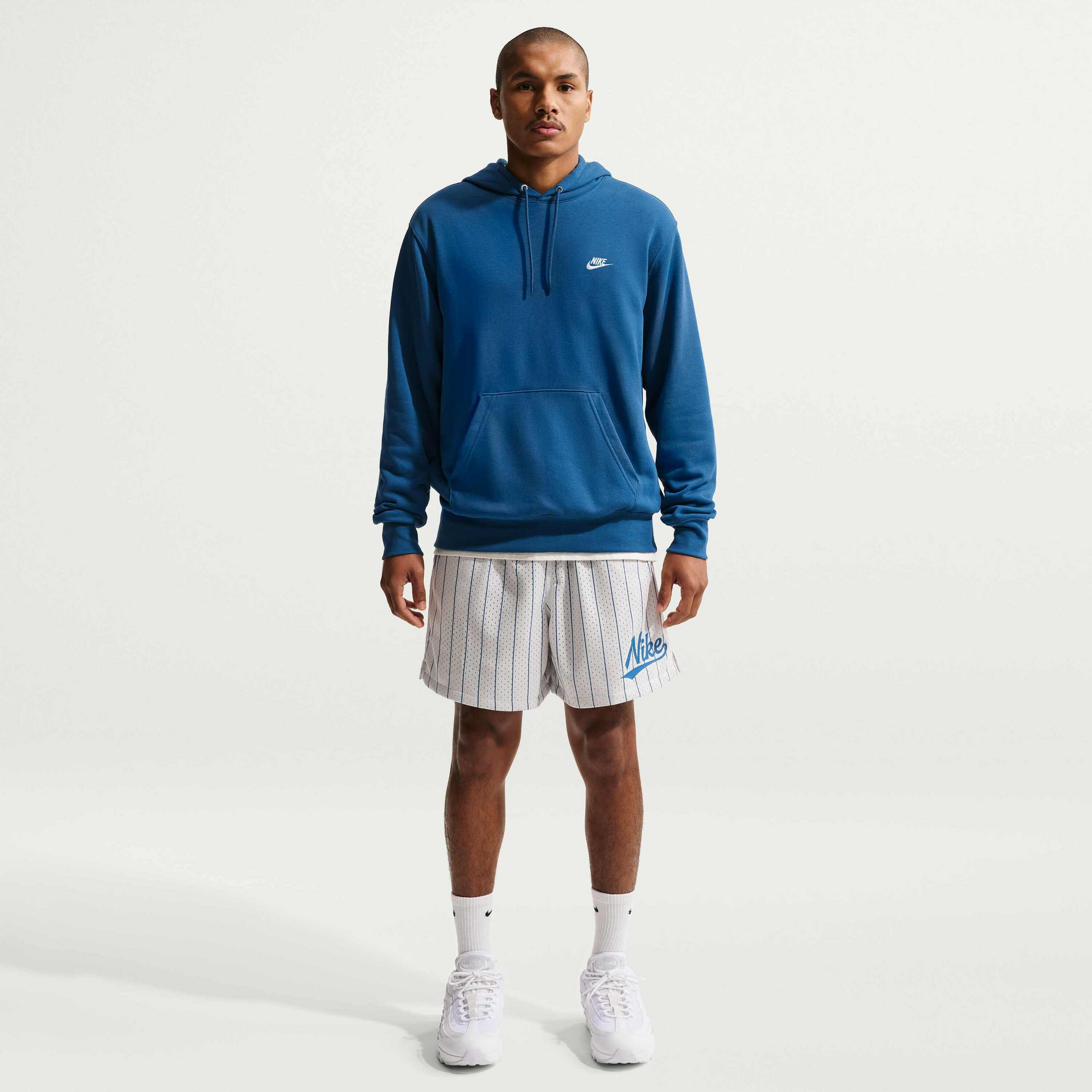 NIKE, Men's French Terry Pullover Hoodie Club