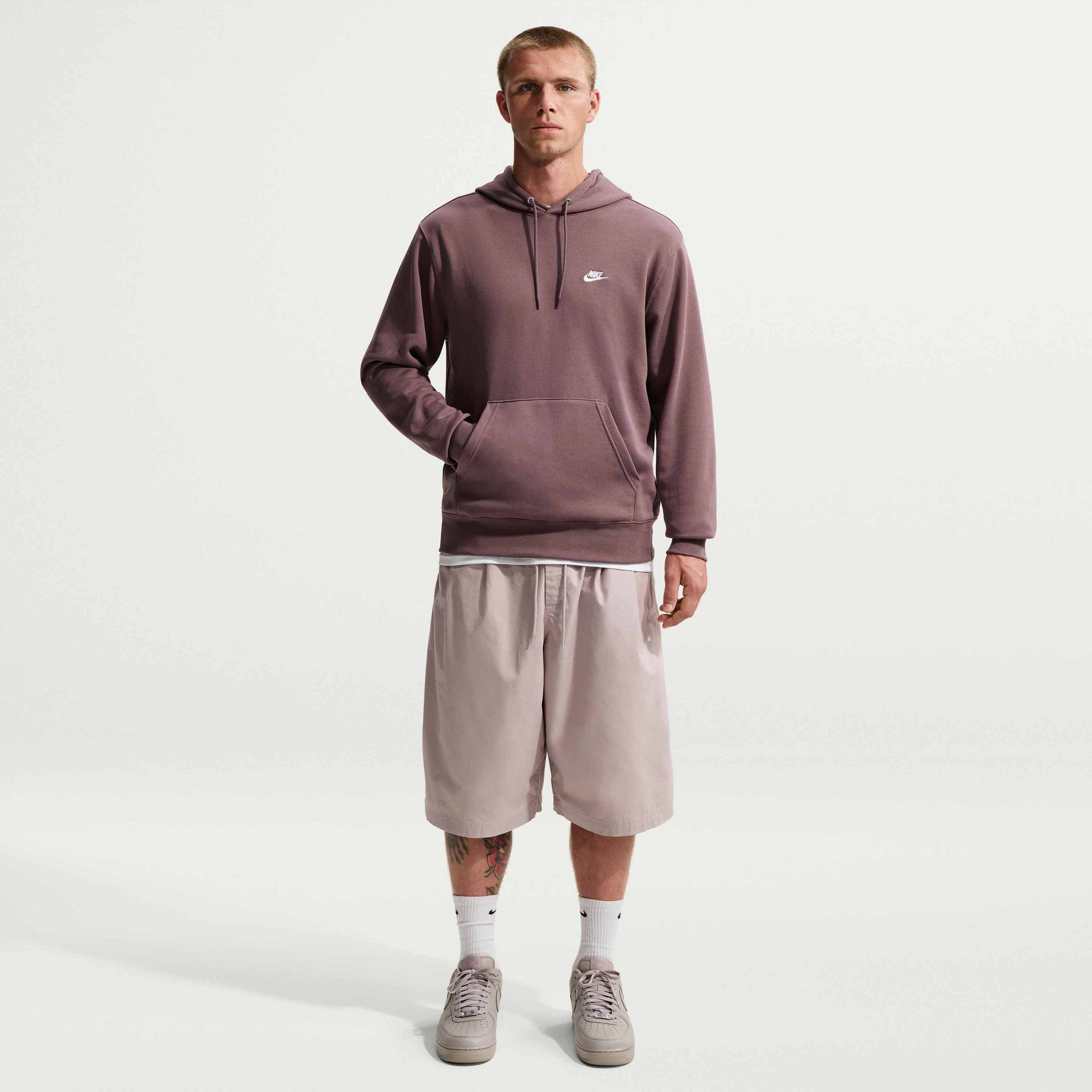 NIKE, Men's French Terry Pullover Hoodie Club