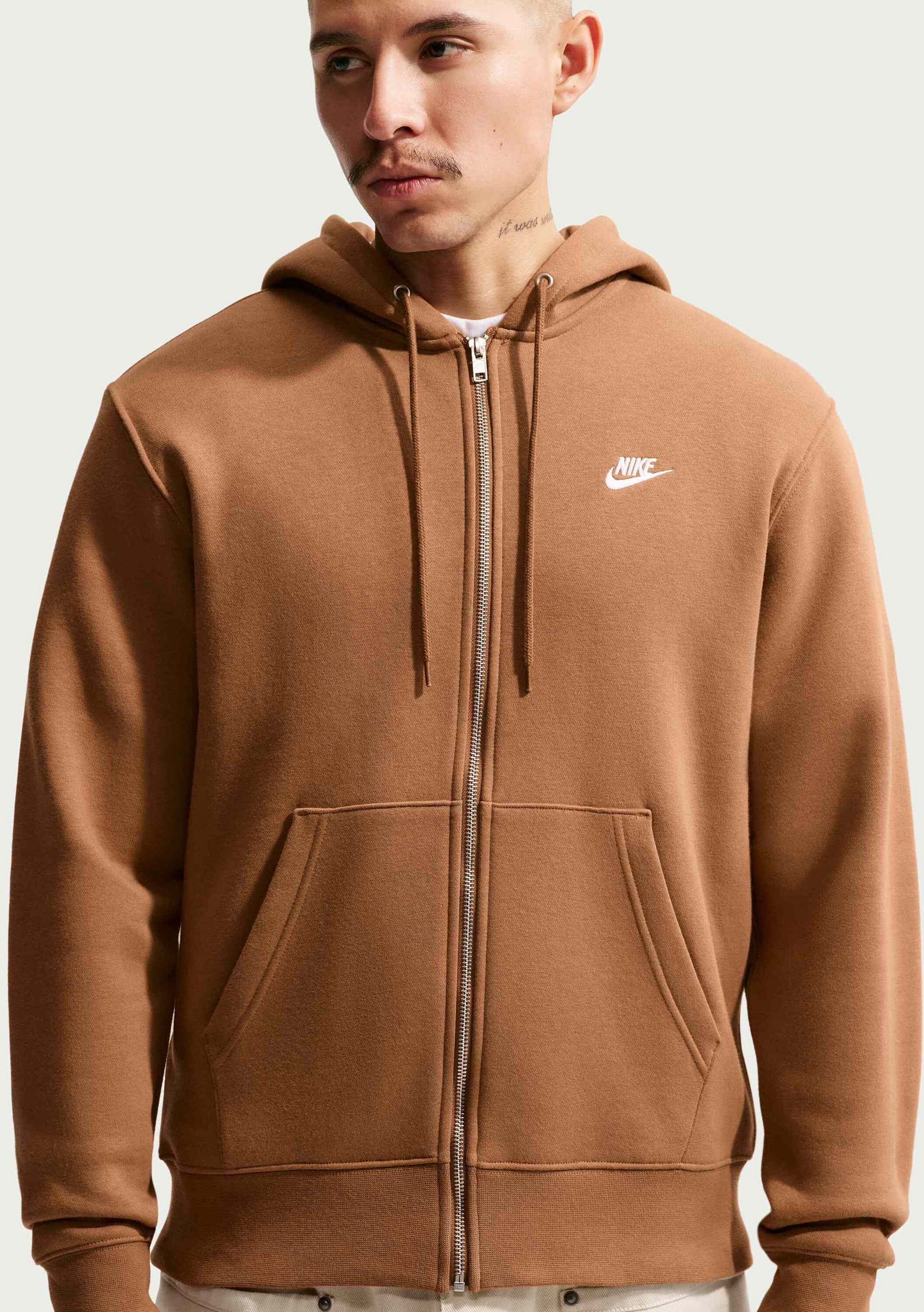 NIKE, Men's Full-zip Fleece Hoodie Club