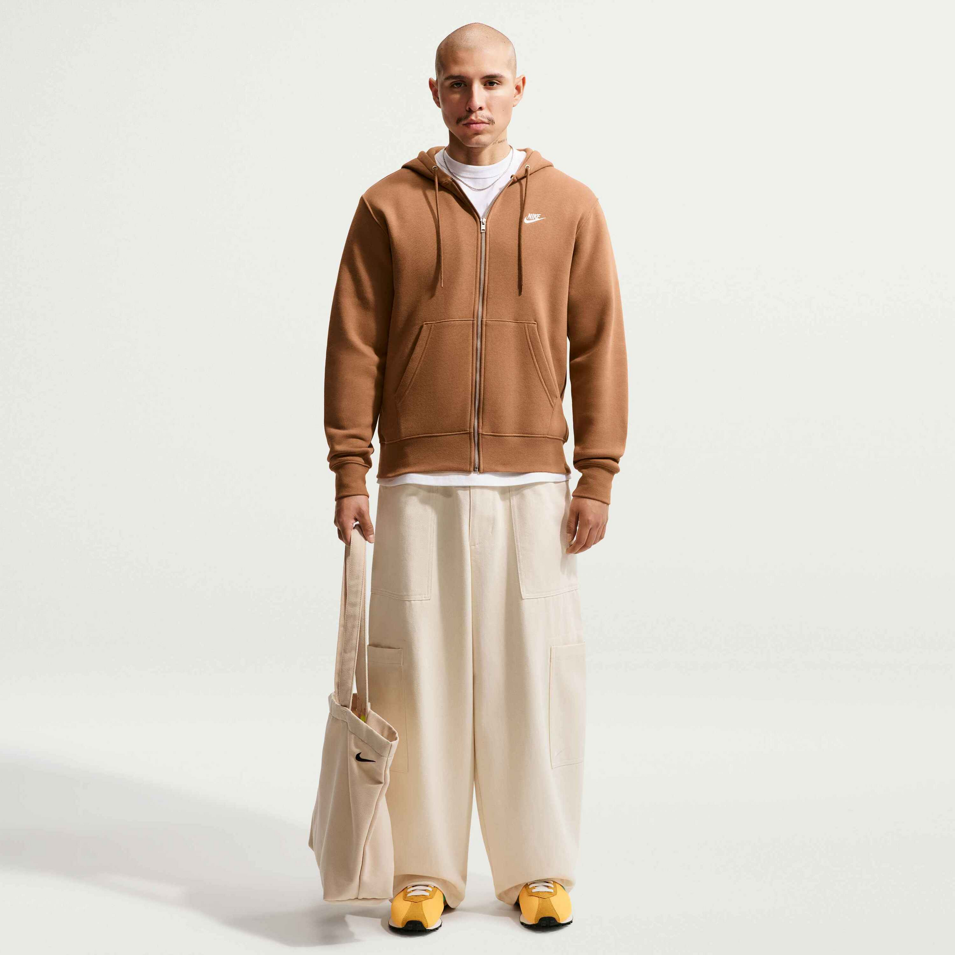 NIKE, Men's Full-zip Fleece Hoodie Club