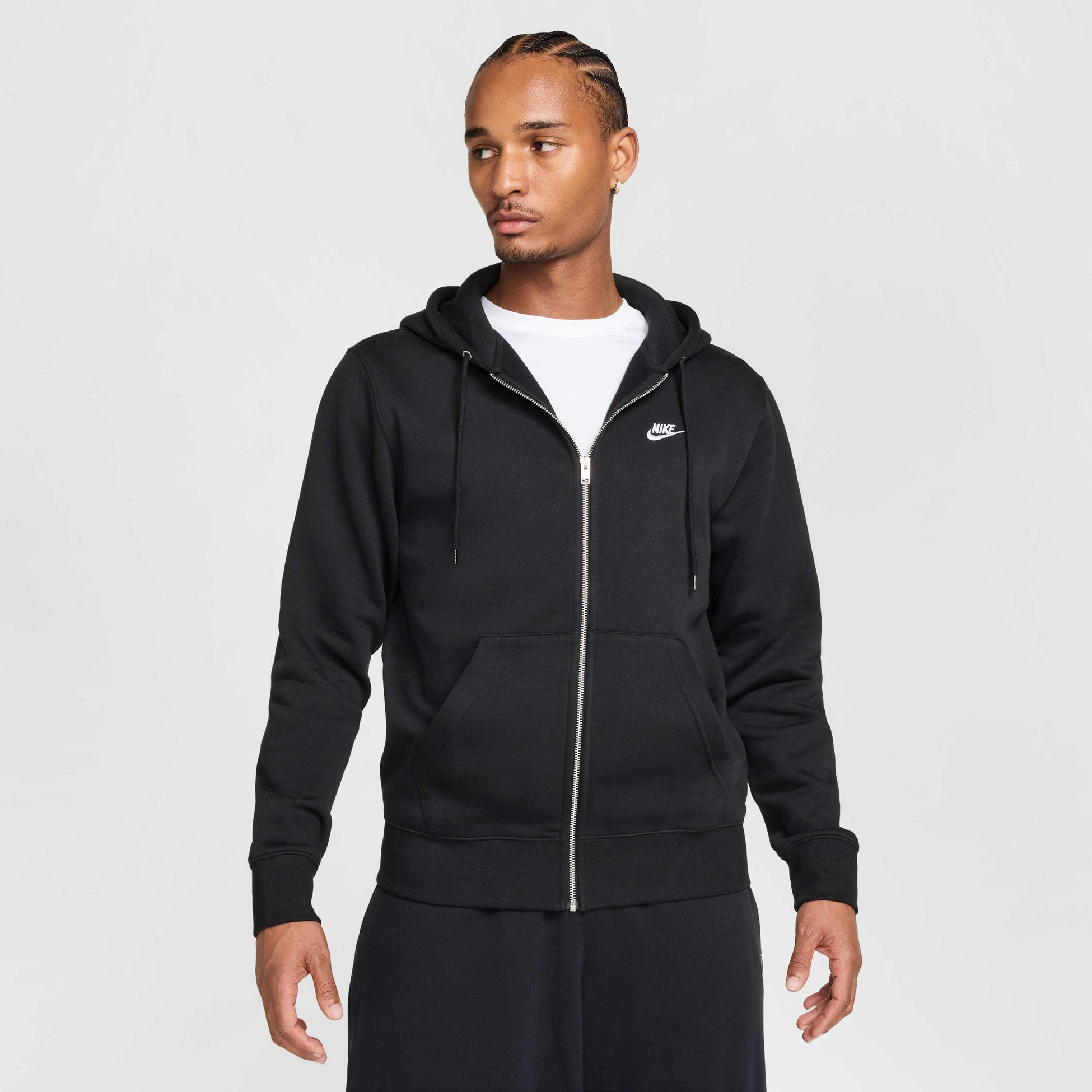 NIKE, Men's Full-zip Fleece Hoodie Club