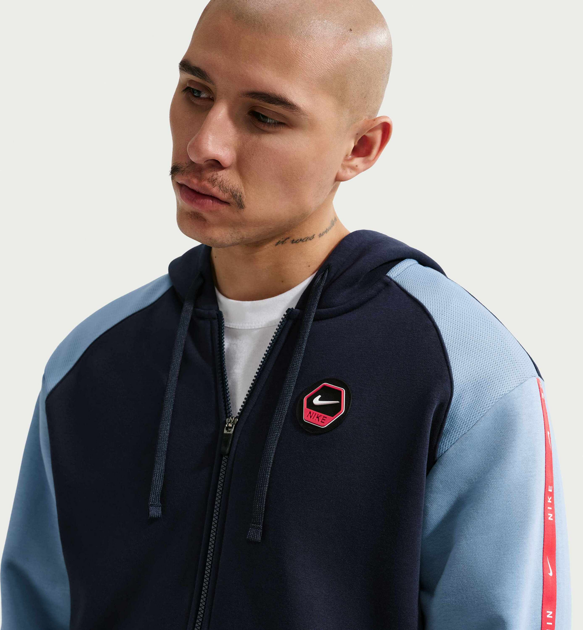 NIKE, Men's Full-zip Fleece Hoodie Sportswear City Side