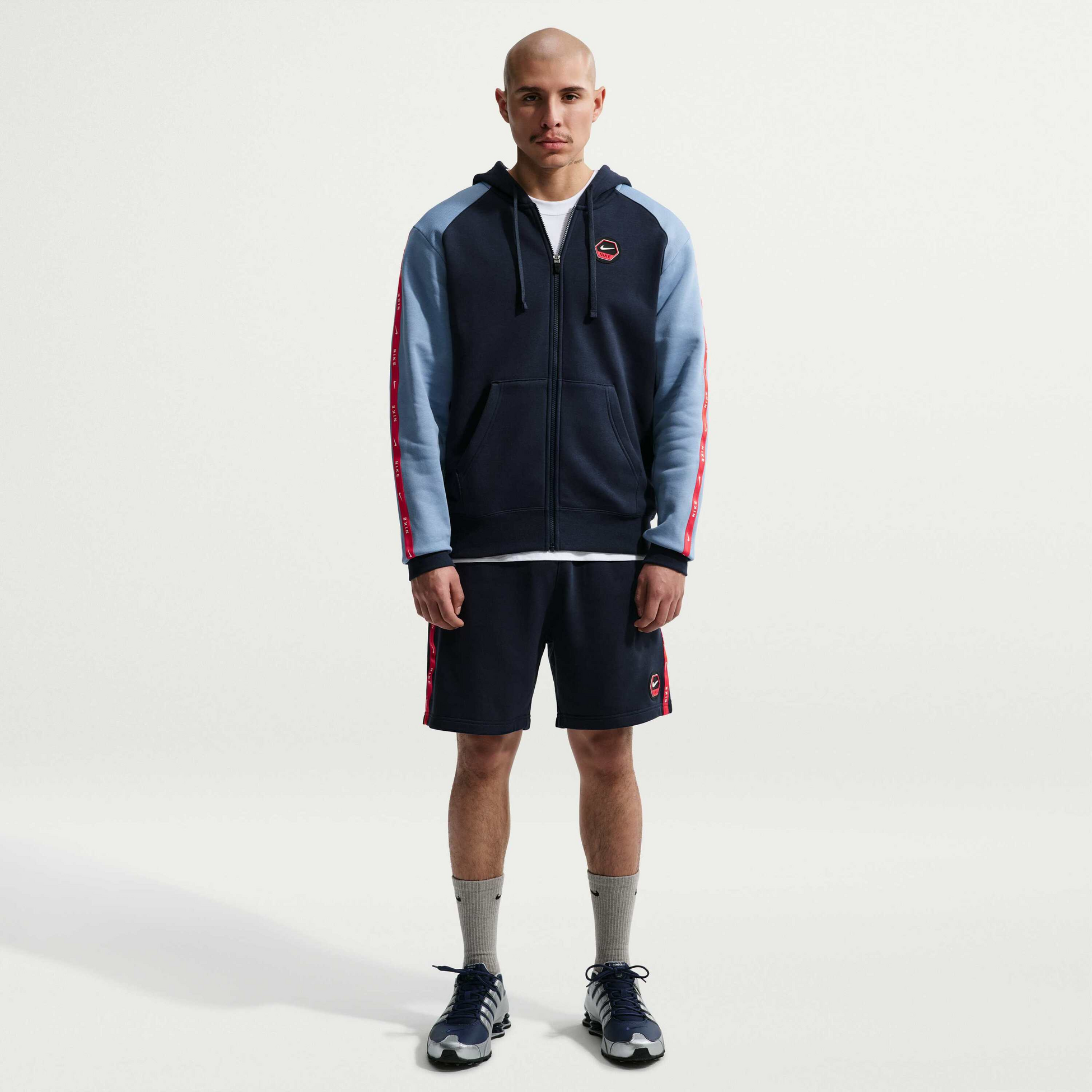 NIKE, Men's Full-zip Fleece Hoodie Sportswear City Side