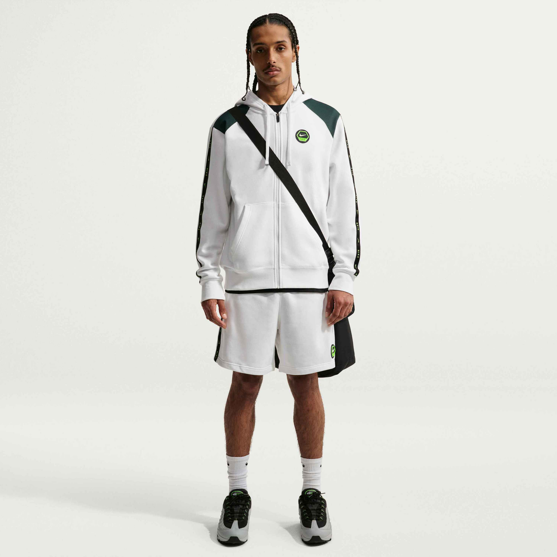 NIKE, Men's Full-zip Fleece Hoodie Sportswear City Side