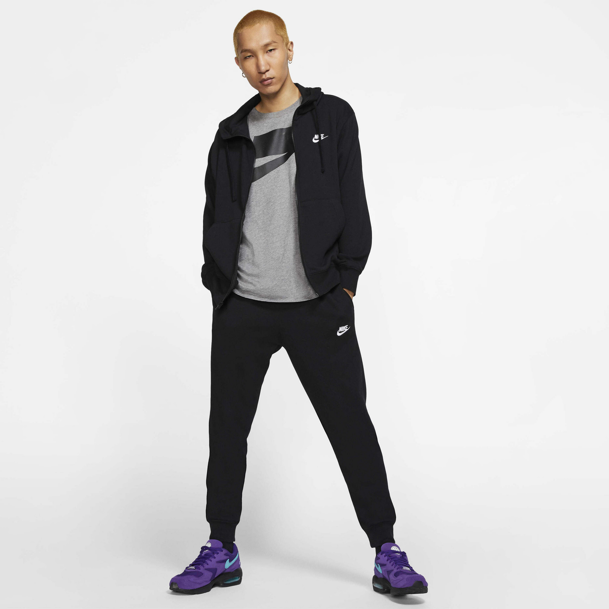 NIKE, Men's Full-zip Hoodie Sportswear Club