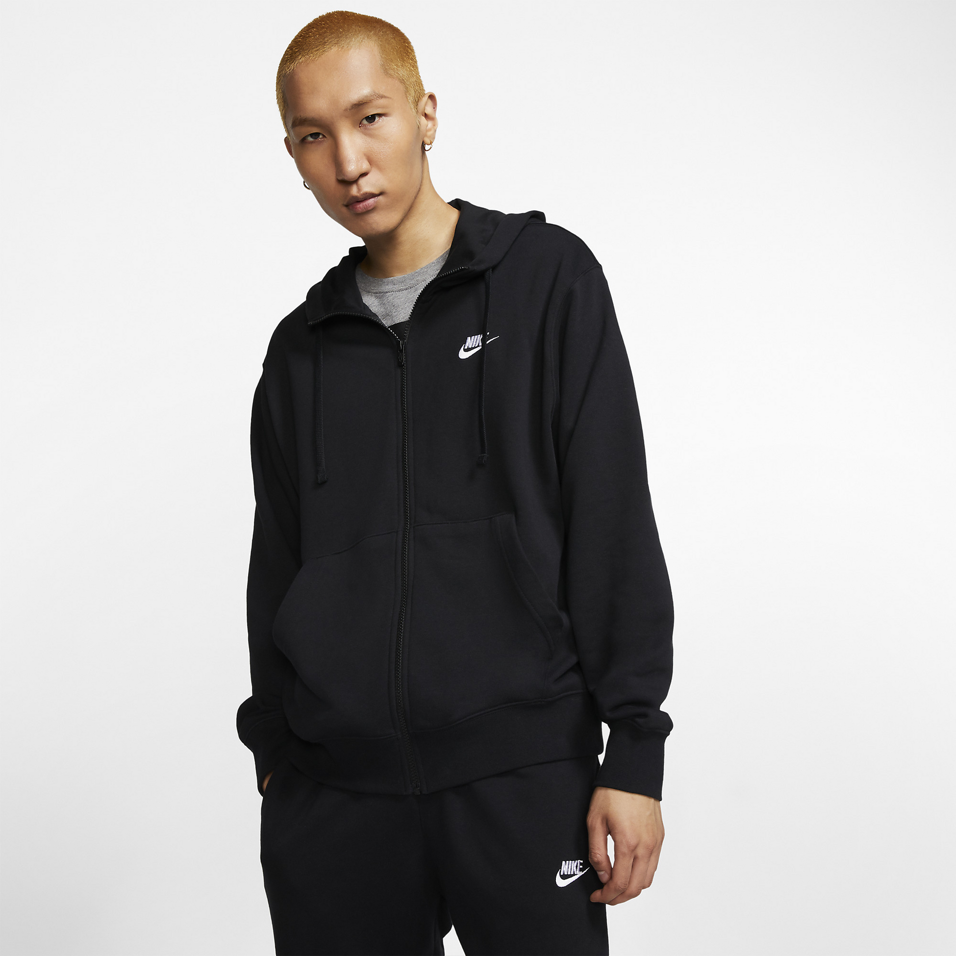 NIKE, Men's Full-zip Hoodie Sportswear Club