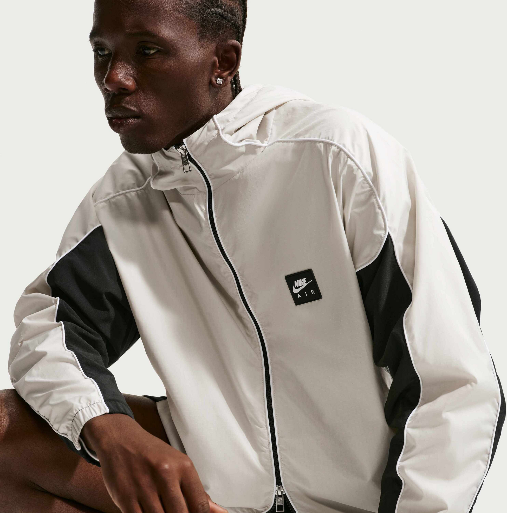 NIKE, Men's Full-zip Hybrid Utility Jacket Air