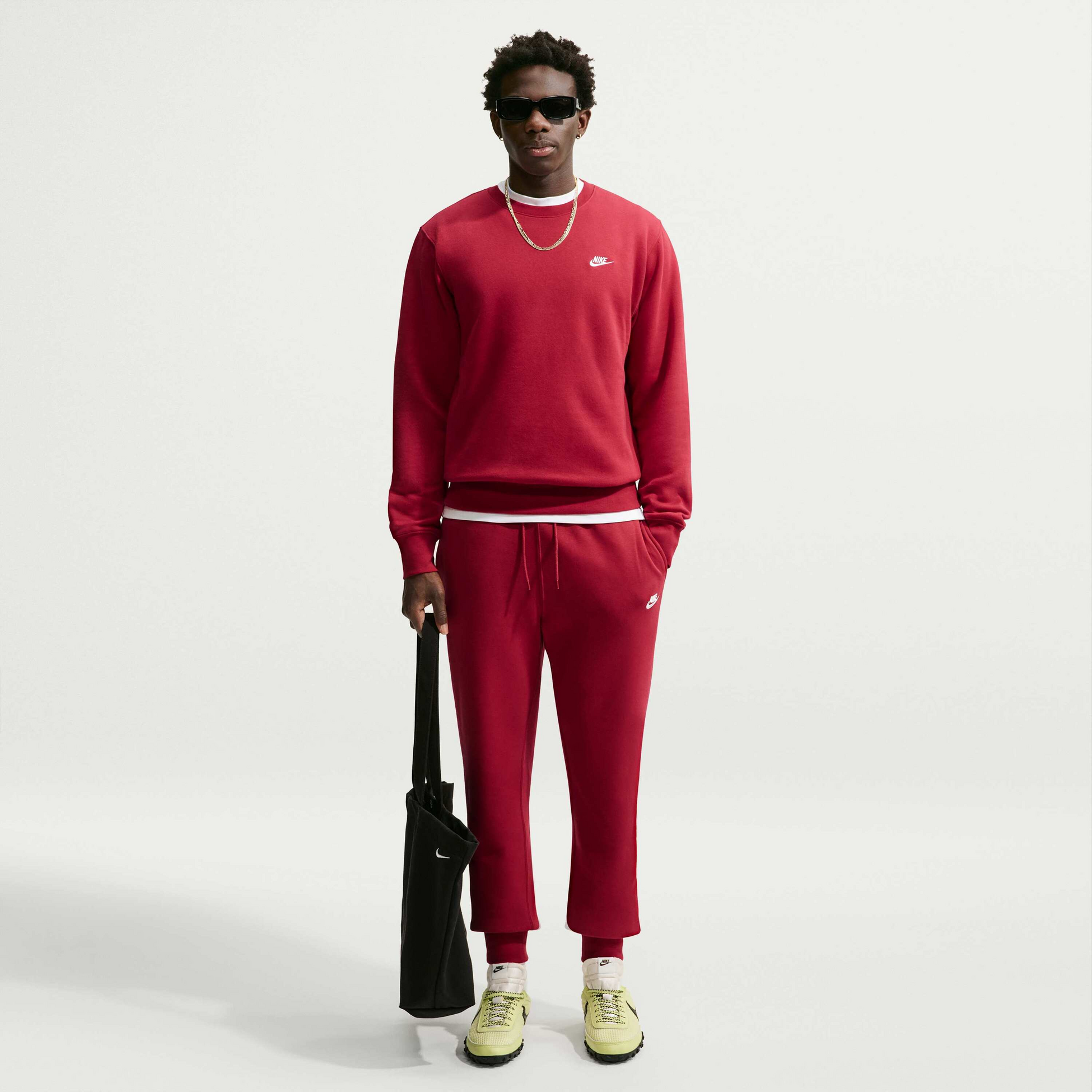 NIKE, Men's Graphic Fleece Crew Sportswear Club