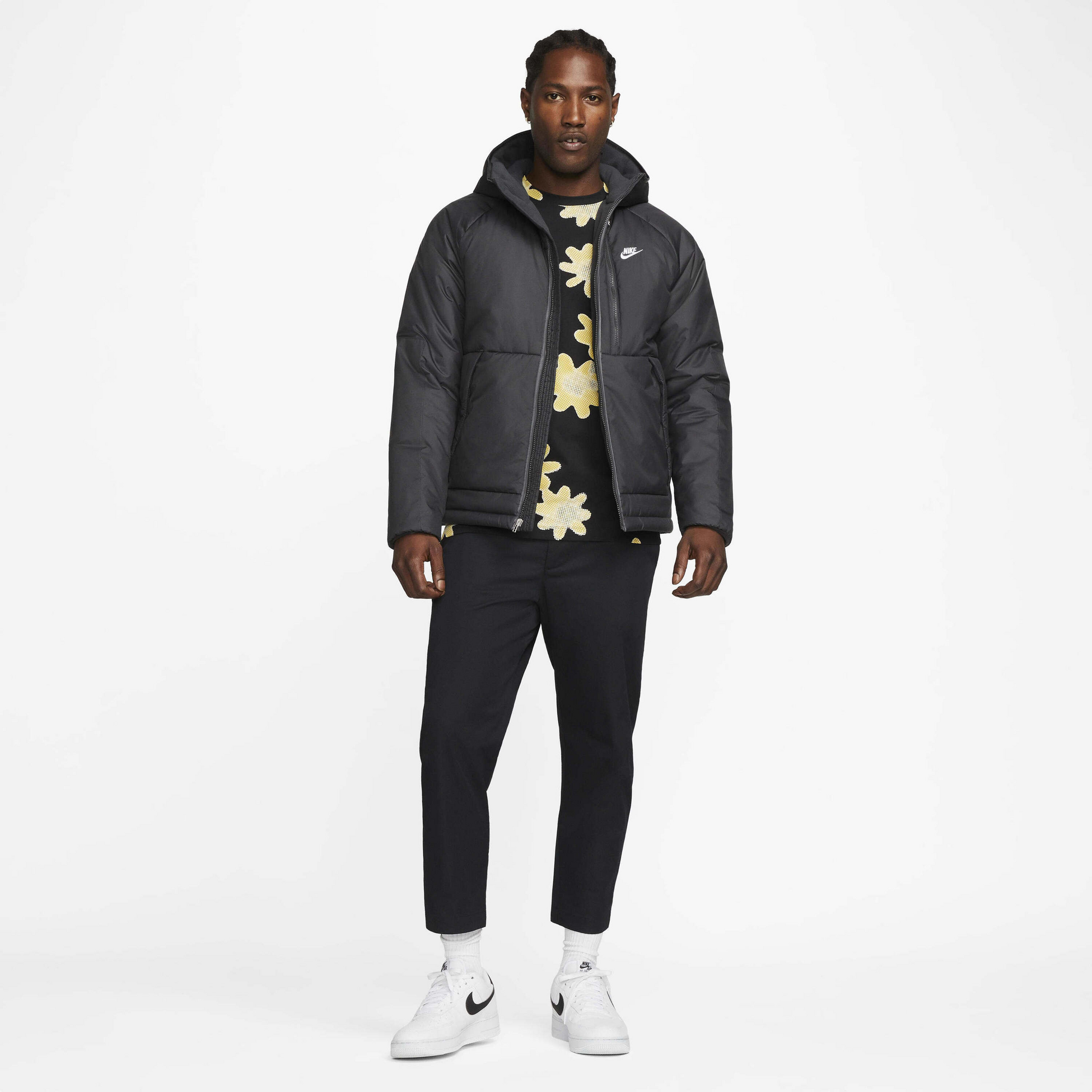 NIKE, Men's Hooded Jacket Sportswear Therma-fit Repel