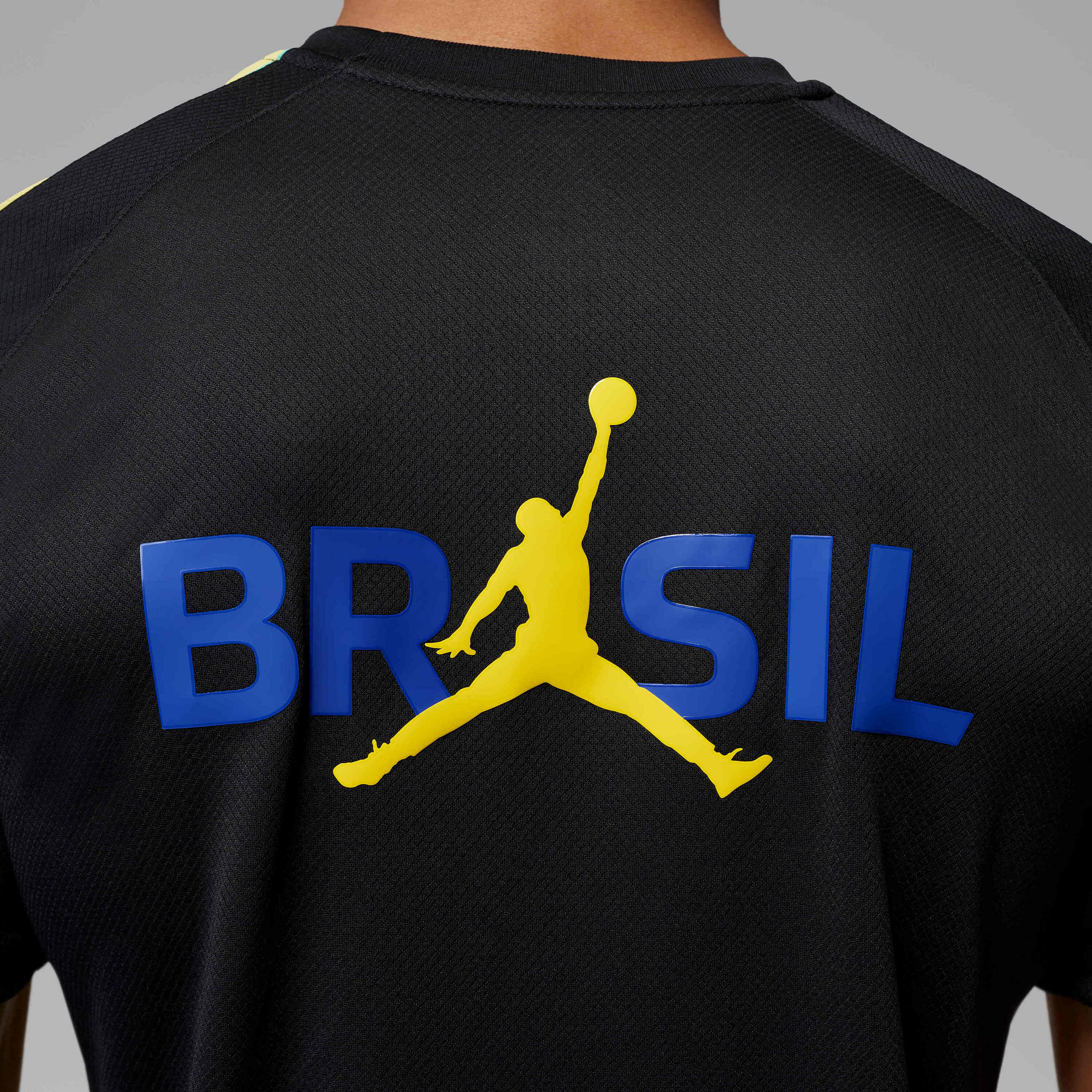 JORDAN, Men's Jordan Dri-fit Football Short-sleeve Knit Top Brazil Strike