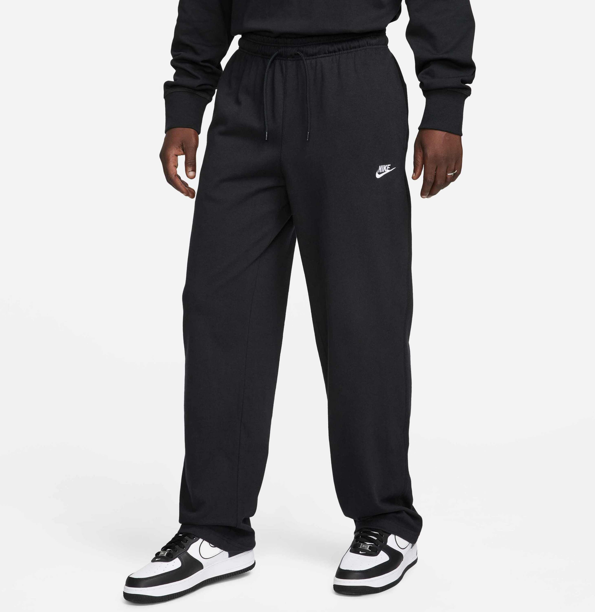 NIKE, Men's Knit Open-hem Trousers Sportswear Club