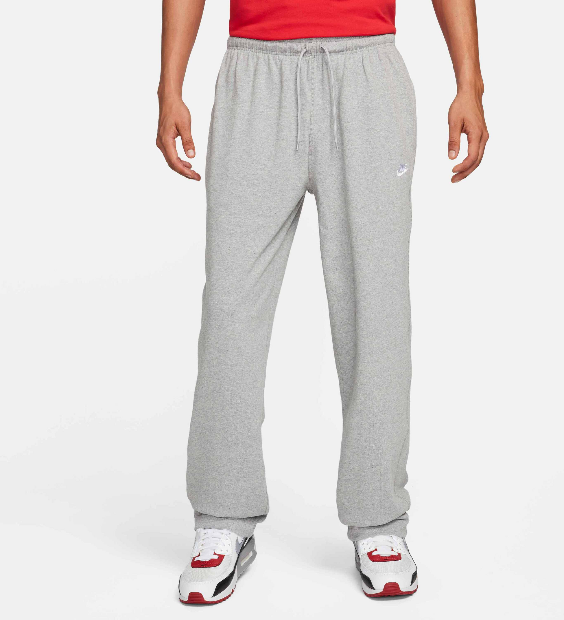 NIKE, Men's Knit Open-hem Trousers Sportswear Club