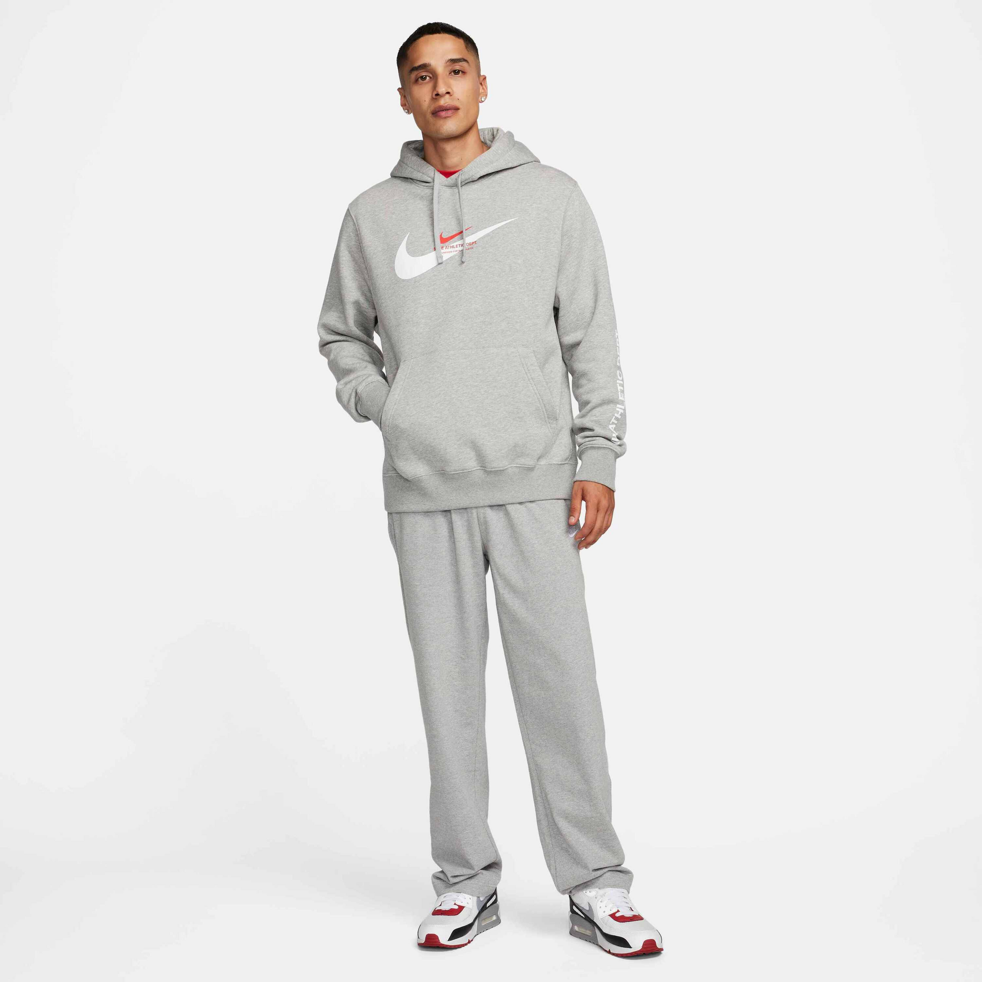 NIKE, Men's Knit Open-hem Trousers Sportswear Club