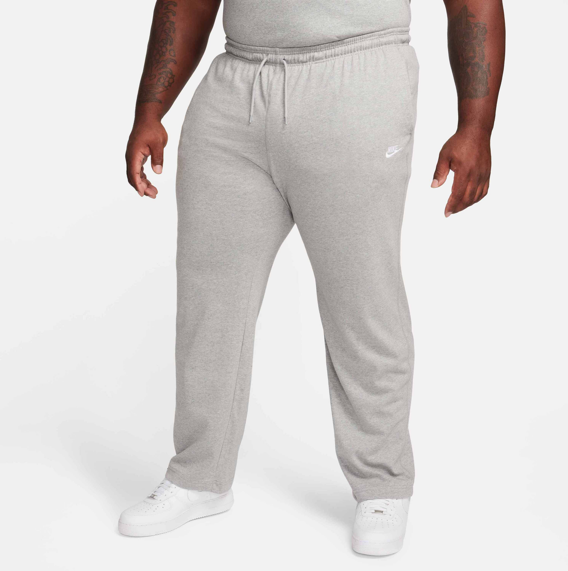 NIKE, Men's Knit Open-hem Trousers Sportswear Club