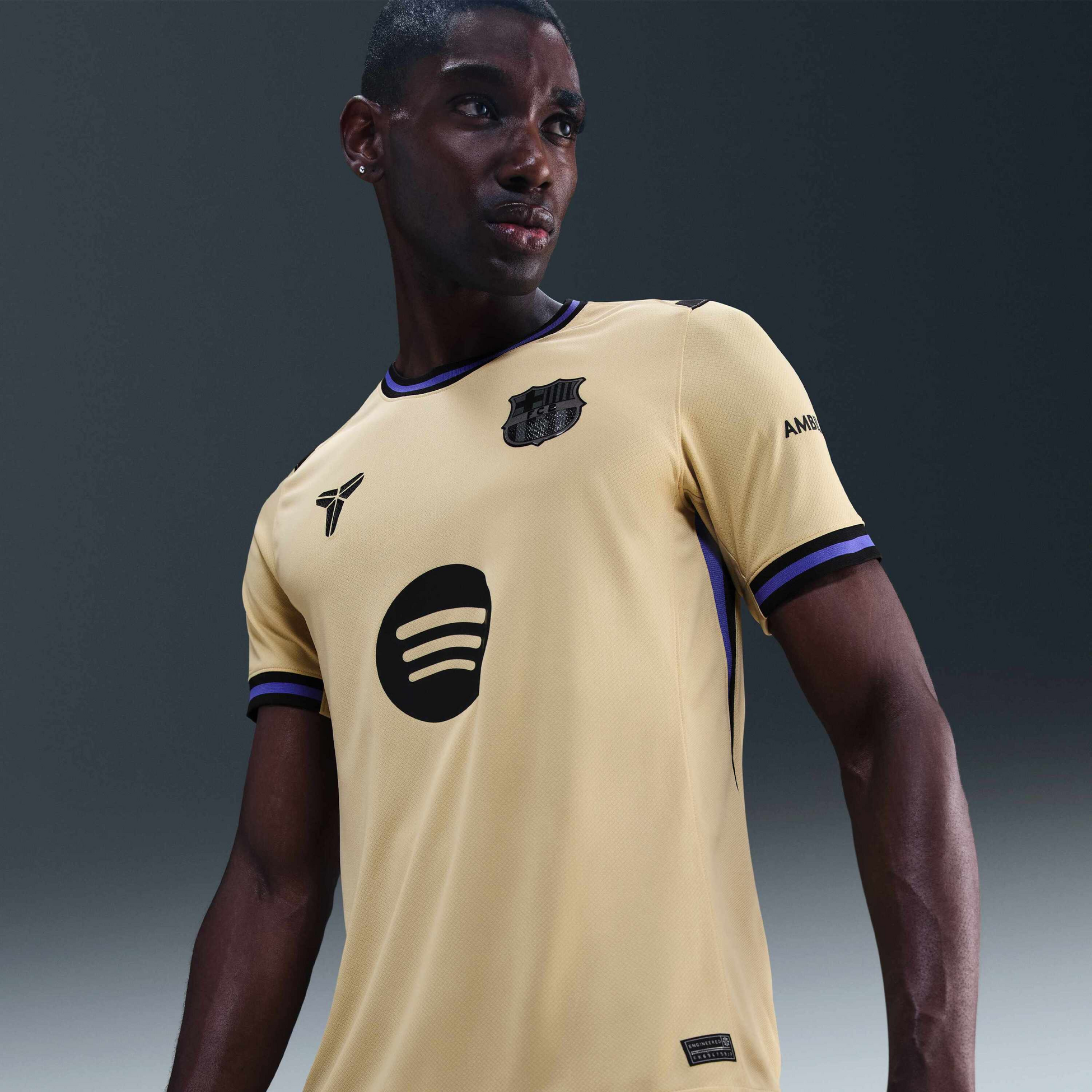 NIKE, Men's Kobe Dri-fit Football Replica Shirt F.c. Barcelona 2025/26 Stadium Away