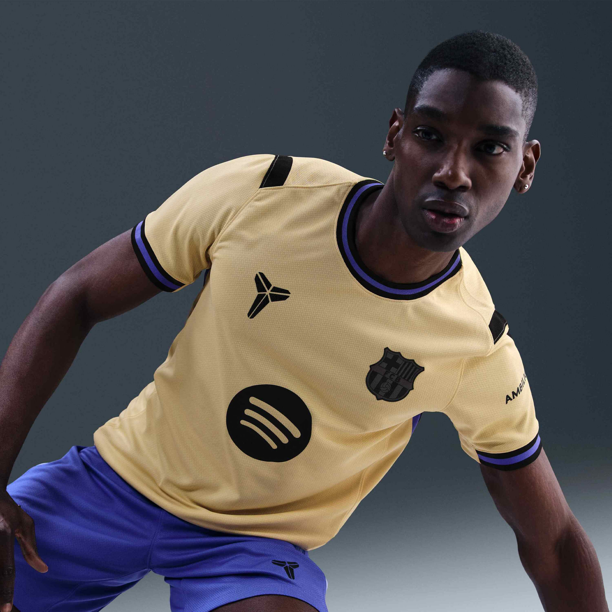 NIKE, Men's Kobe Dri-fit Football Replica Shirt F.c. Barcelona 2025/26 Stadium Away