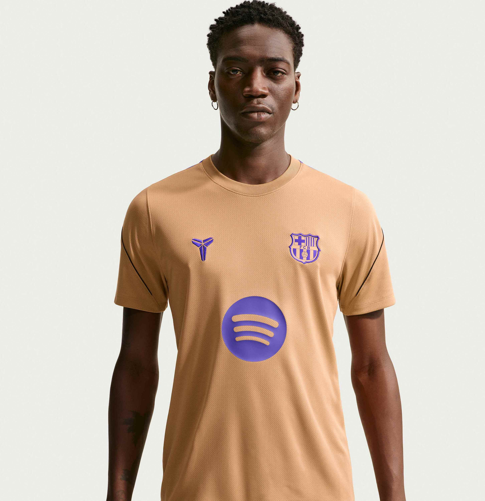 NIKE, Men's Kobe Dri-fit Football Short-sleeve Top F.c. Barcelona Strike Away