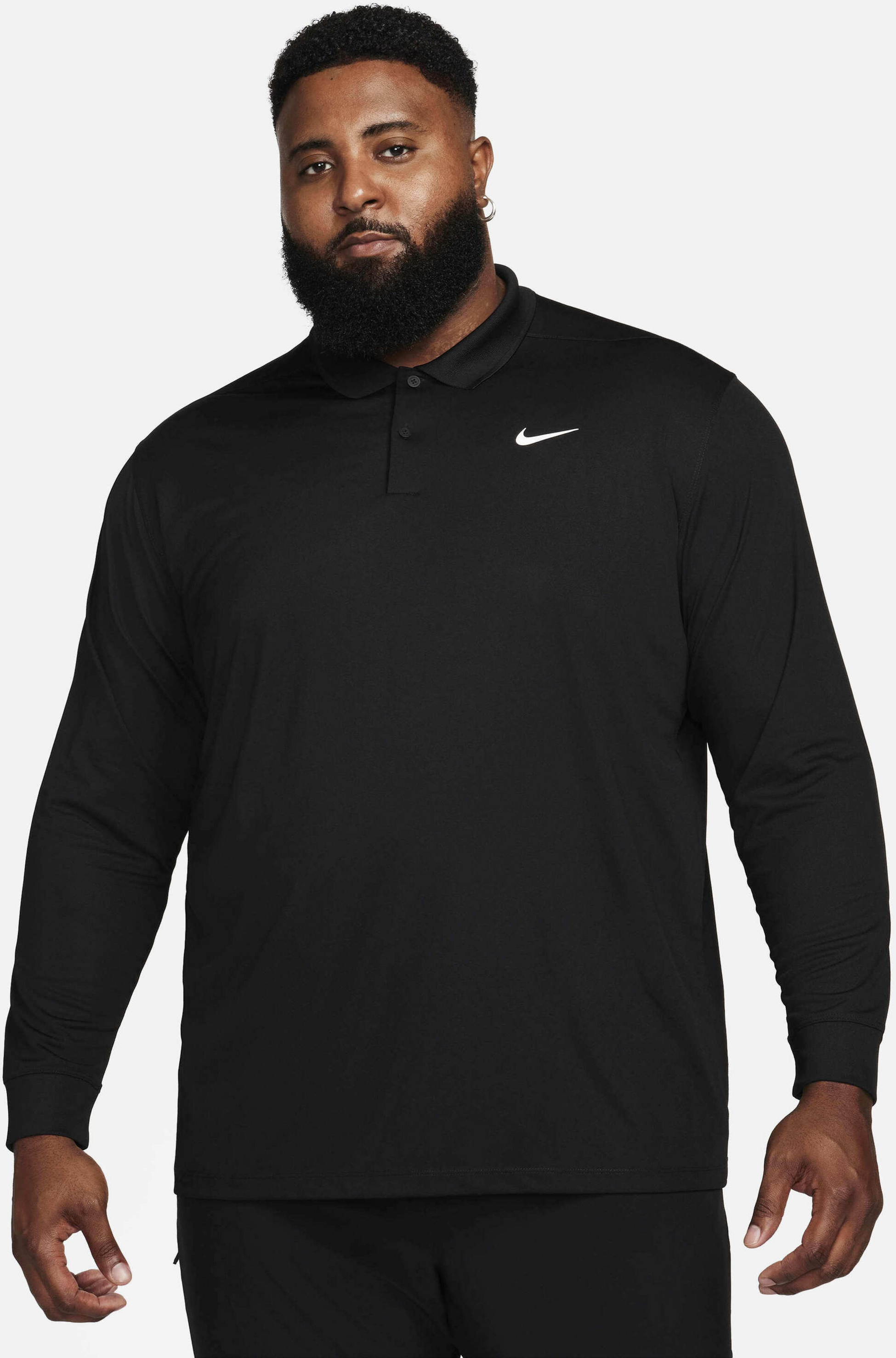 NIKE, Men's Long-sleeve Golf Polo Dri-fit Victory