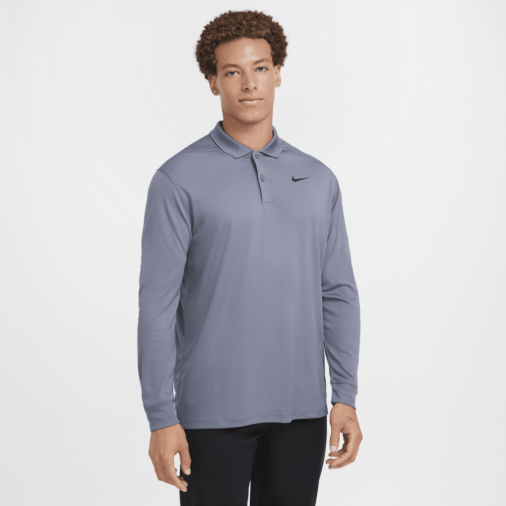 NIKE, Men's Long-sleeve Golf Polo Dri-fit Victory