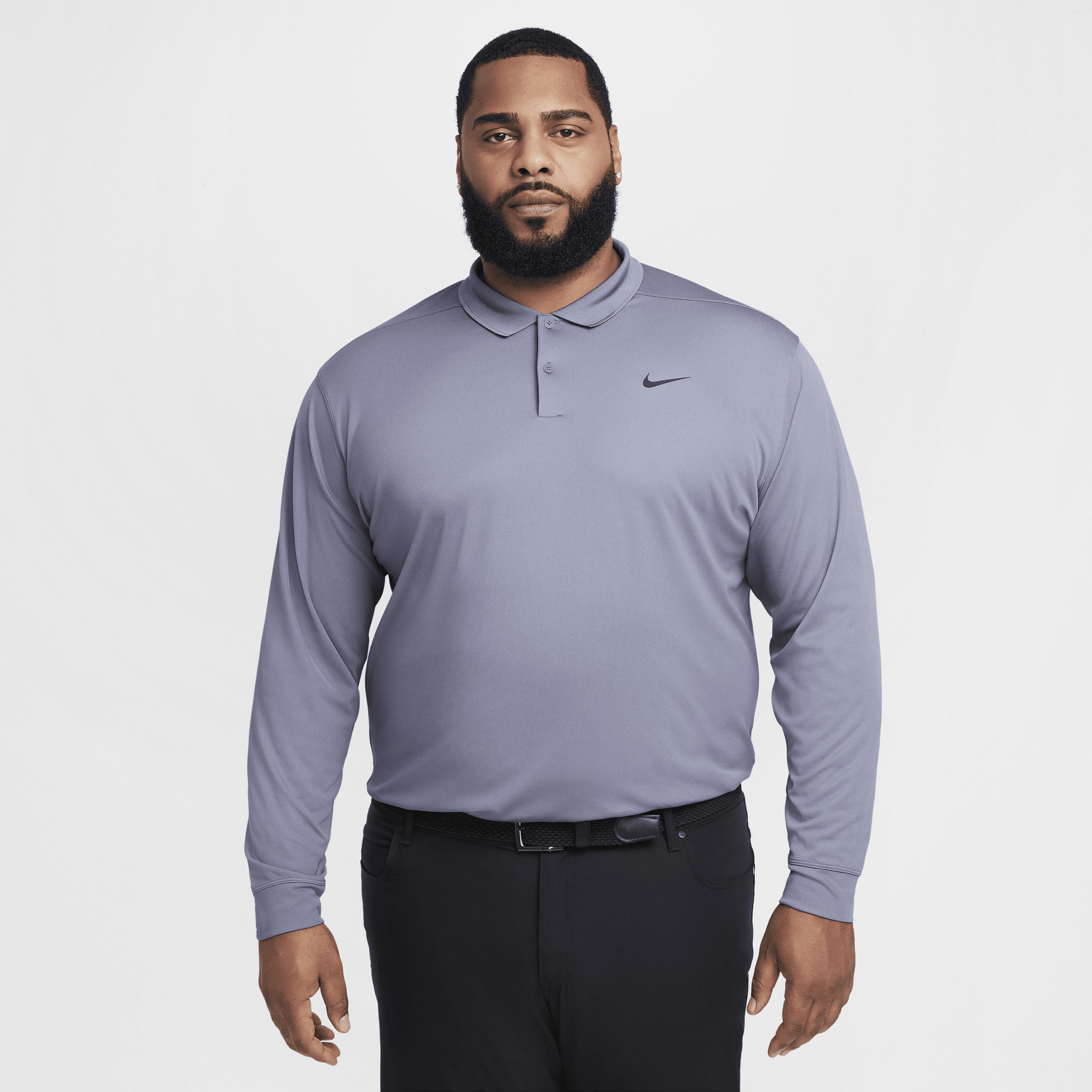 NIKE, Men's Long-sleeve Golf Polo Dri-fit Victory