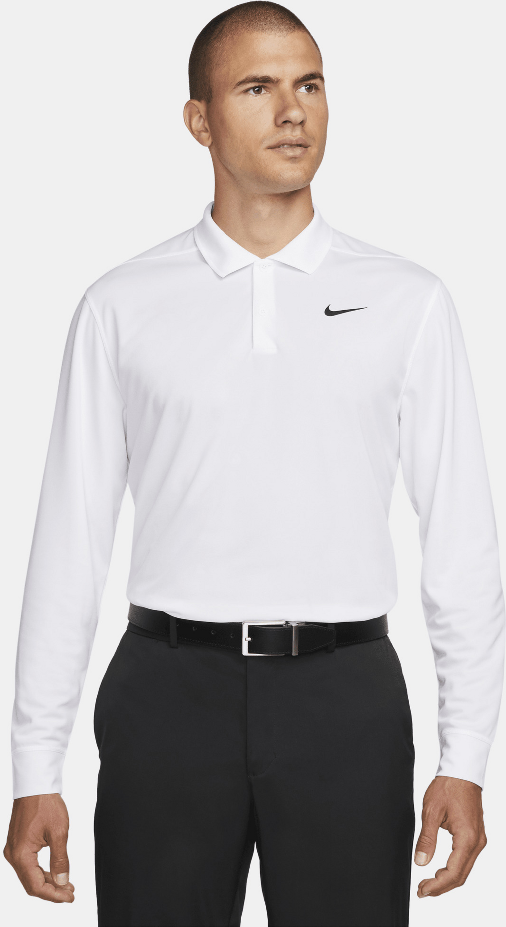 NIKE, Men's Long-sleeve Golf Polo Dri-fit Victory