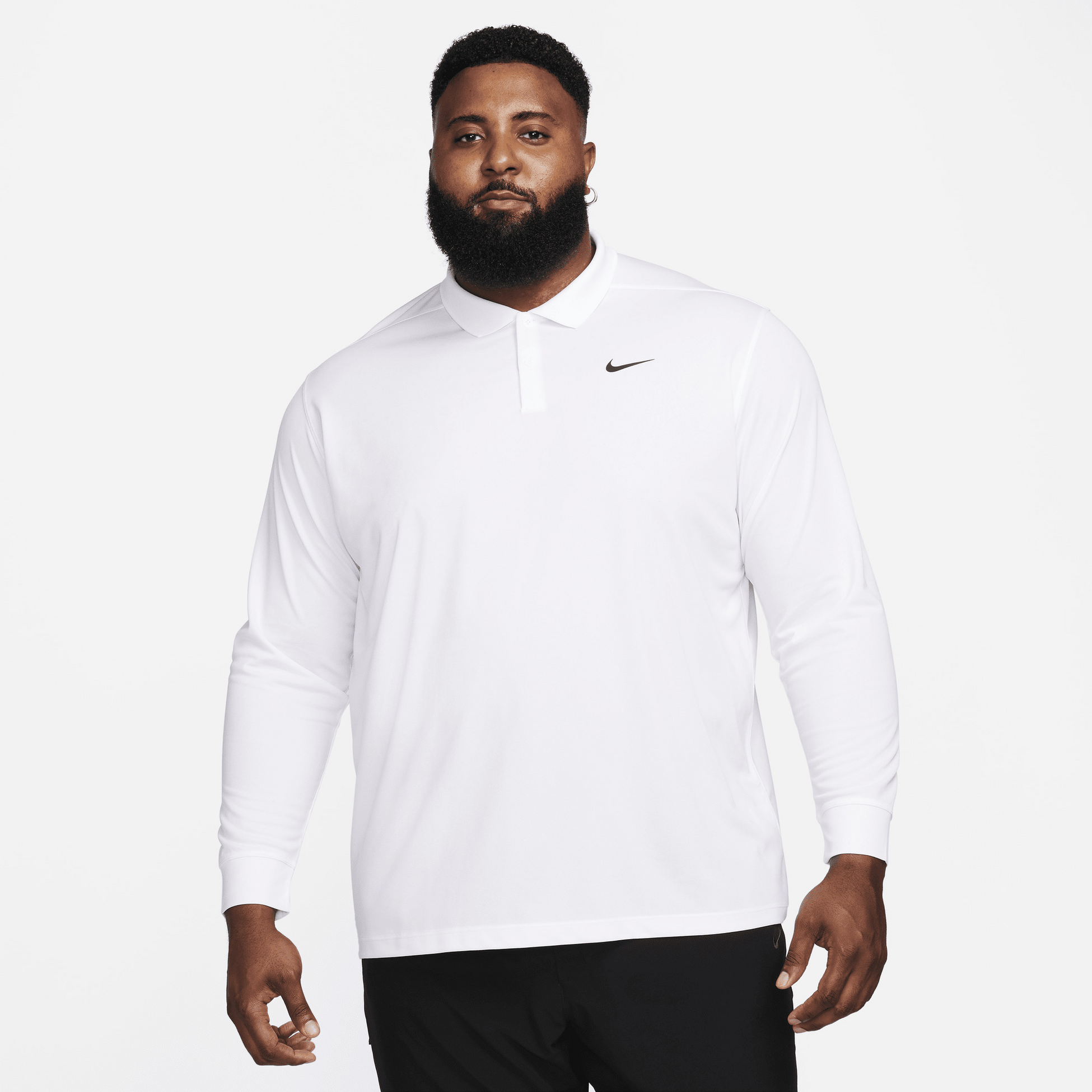 NIKE, Men's Long-sleeve Golf Polo Dri-fit Victory