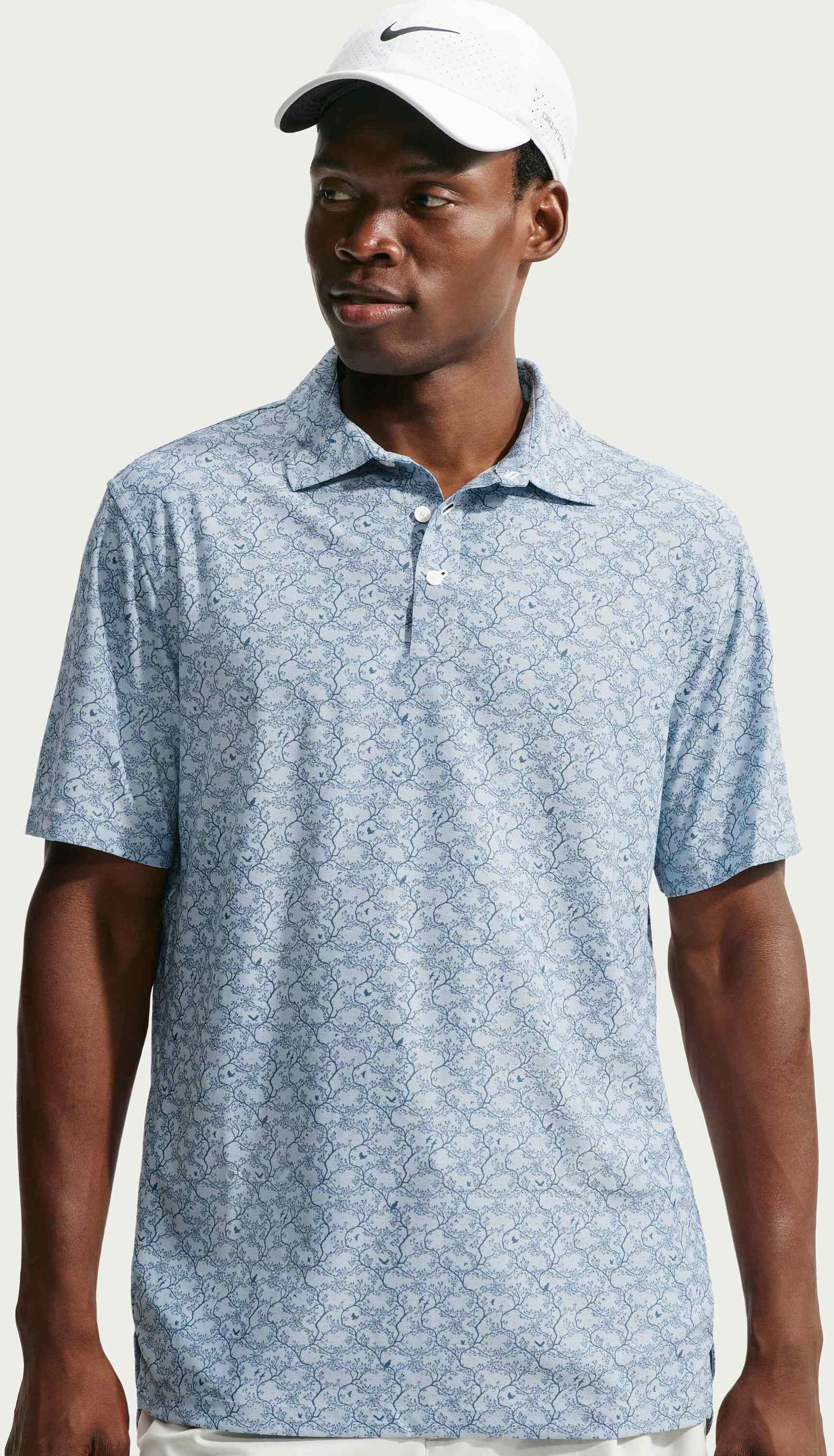 NIKE, Men's Microprint Golf Polo Tailored Performance