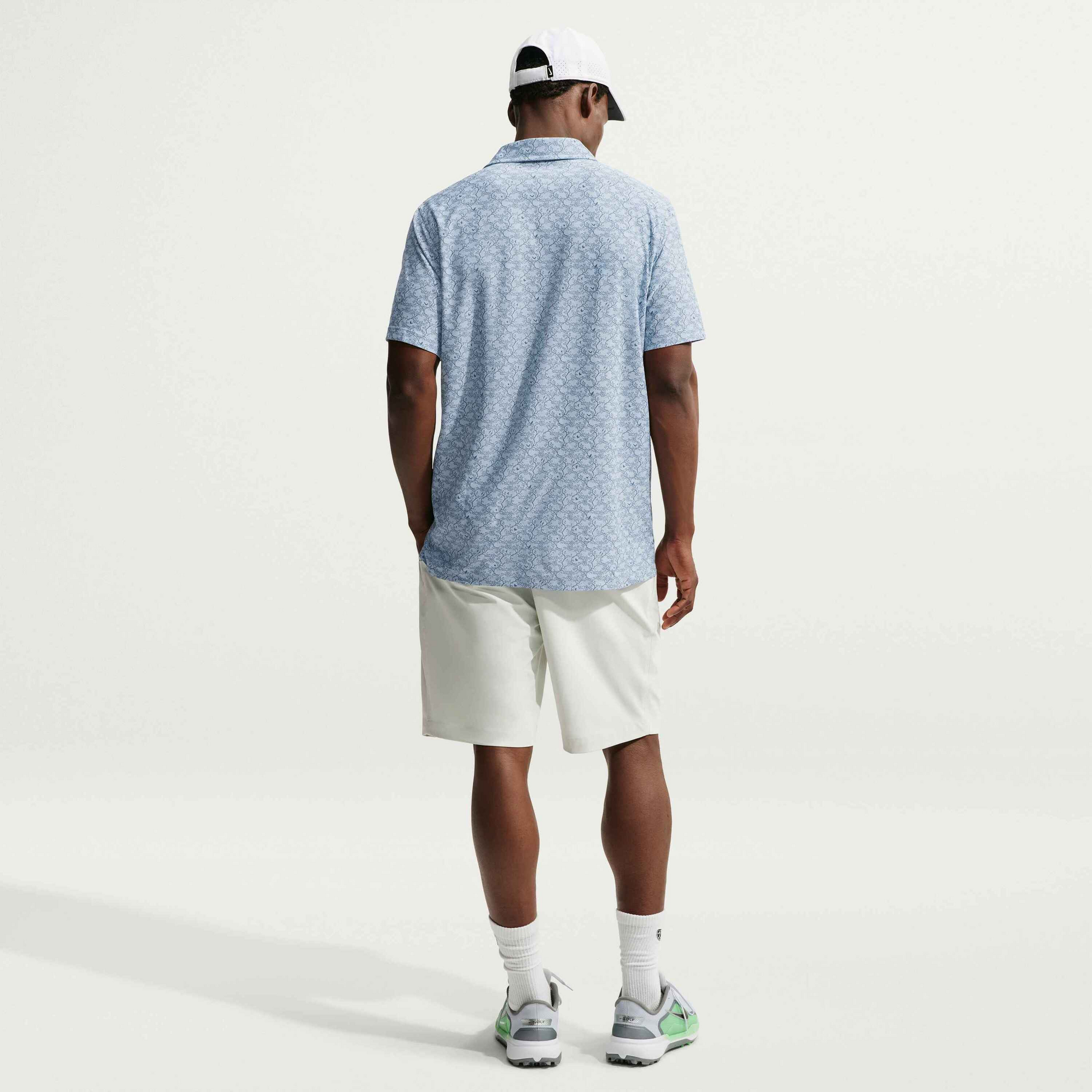 NIKE, Men's Microprint Golf Polo Tailored Performance