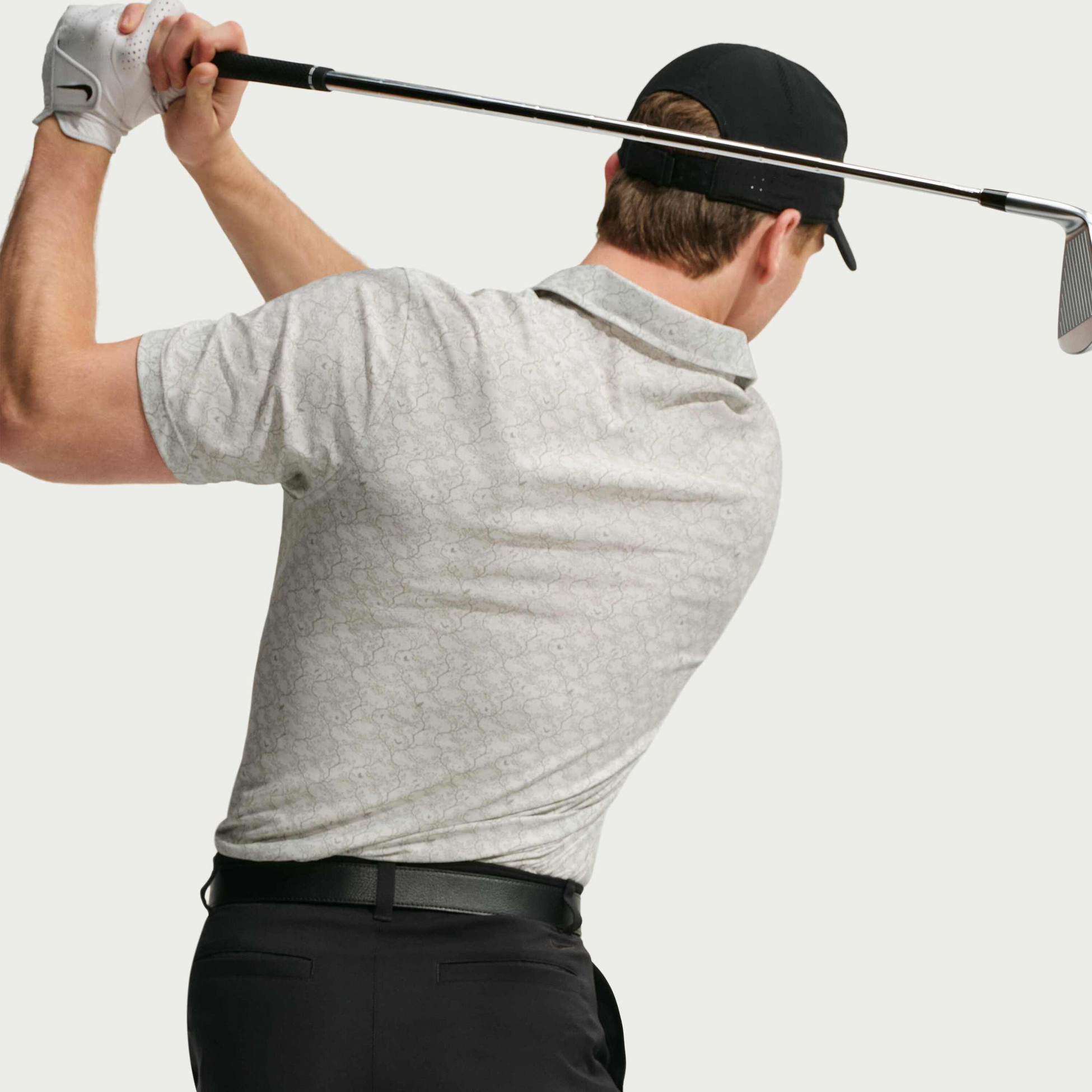 NIKE, Men's Microprint Golf Polo Tailored Performance