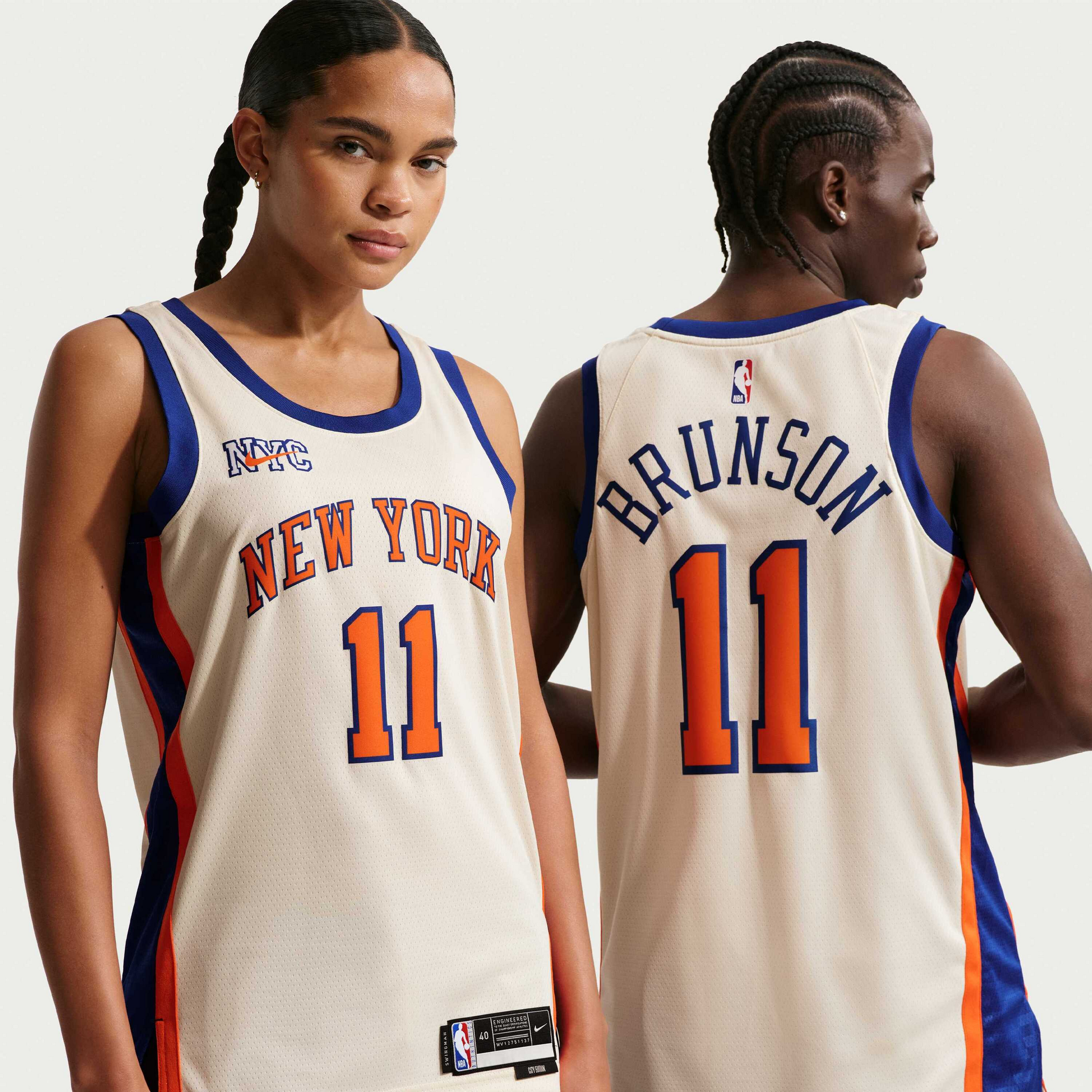 NIKE, Men's Nba Swingman Jersey Jalen Brunson New York Knicks City Edition