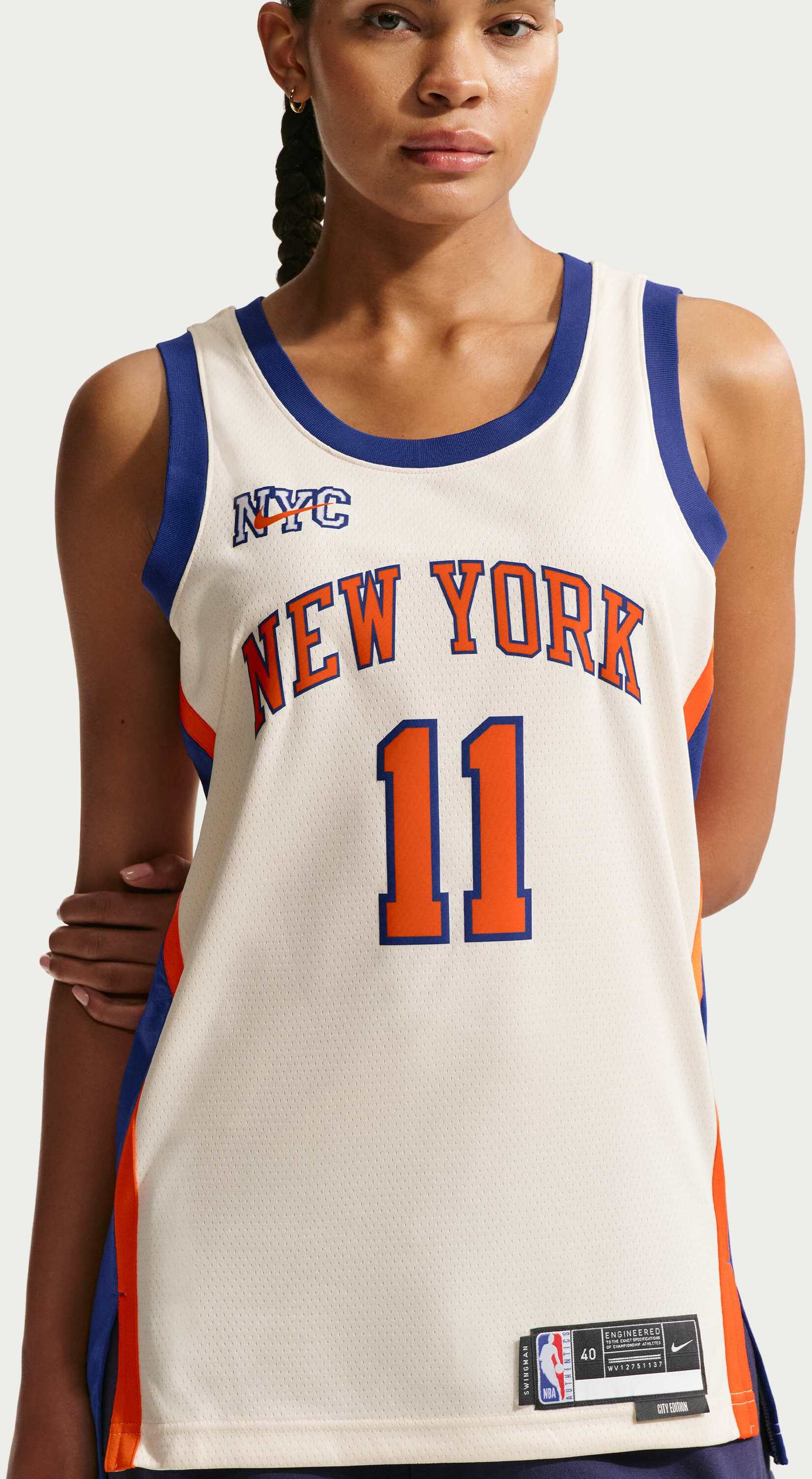 NIKE, Men's Nba Swingman Jersey Jalen Brunson New York Knicks City Edition