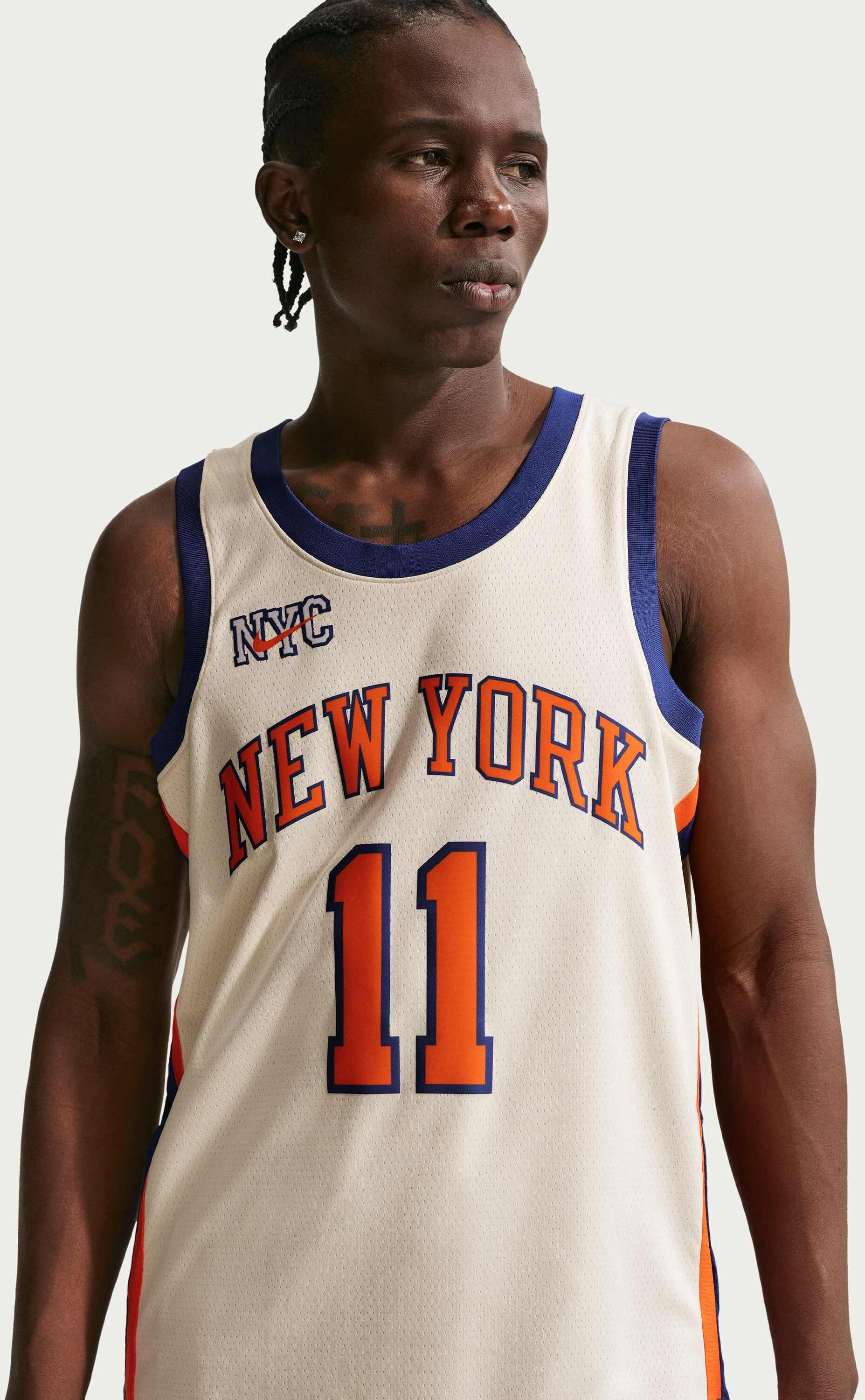 NIKE, Men's Nba Swingman Jersey Jalen Brunson New York Knicks City Edition