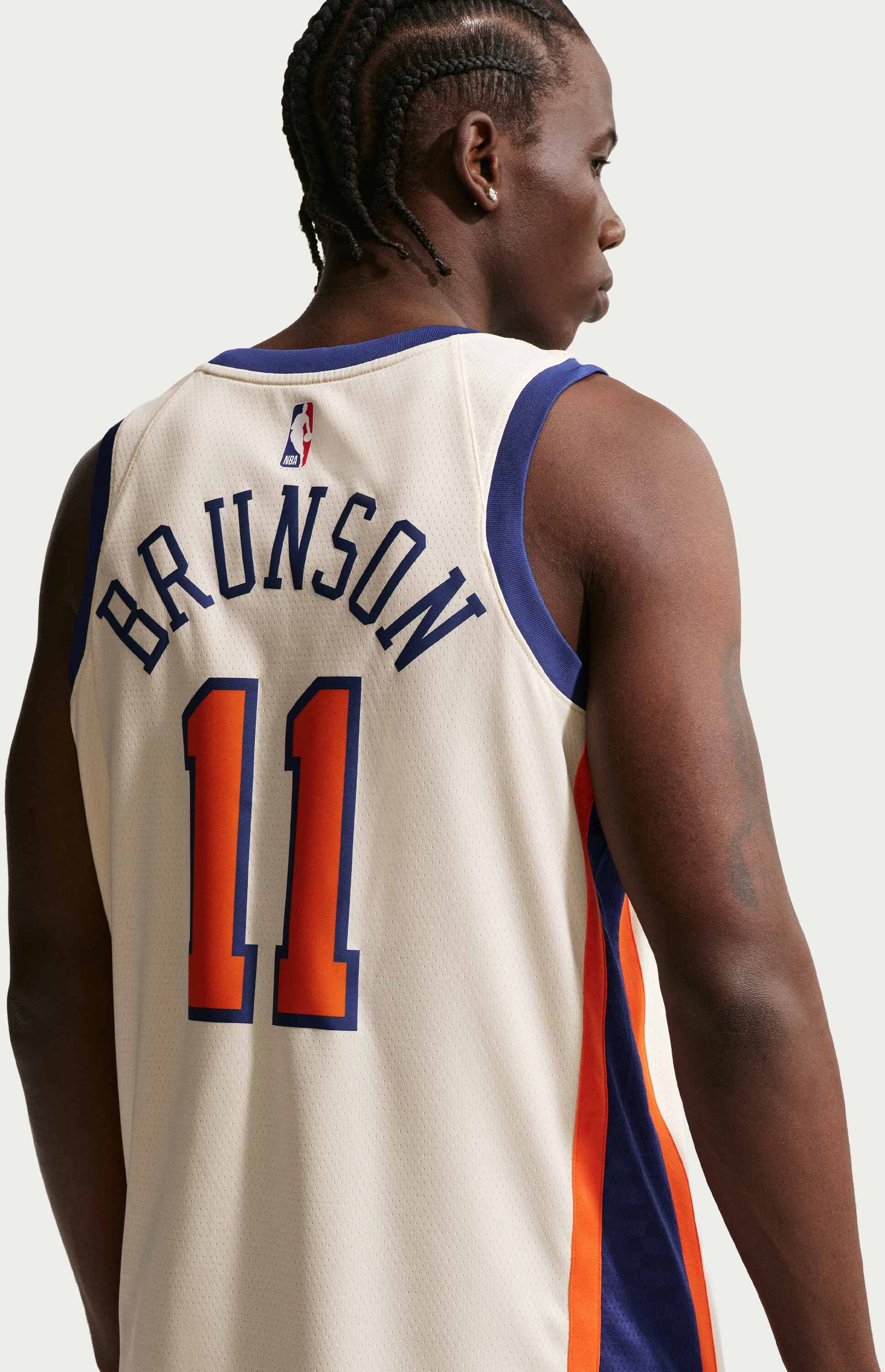 NIKE, Men's Nba Swingman Jersey Jalen Brunson New York Knicks City Edition