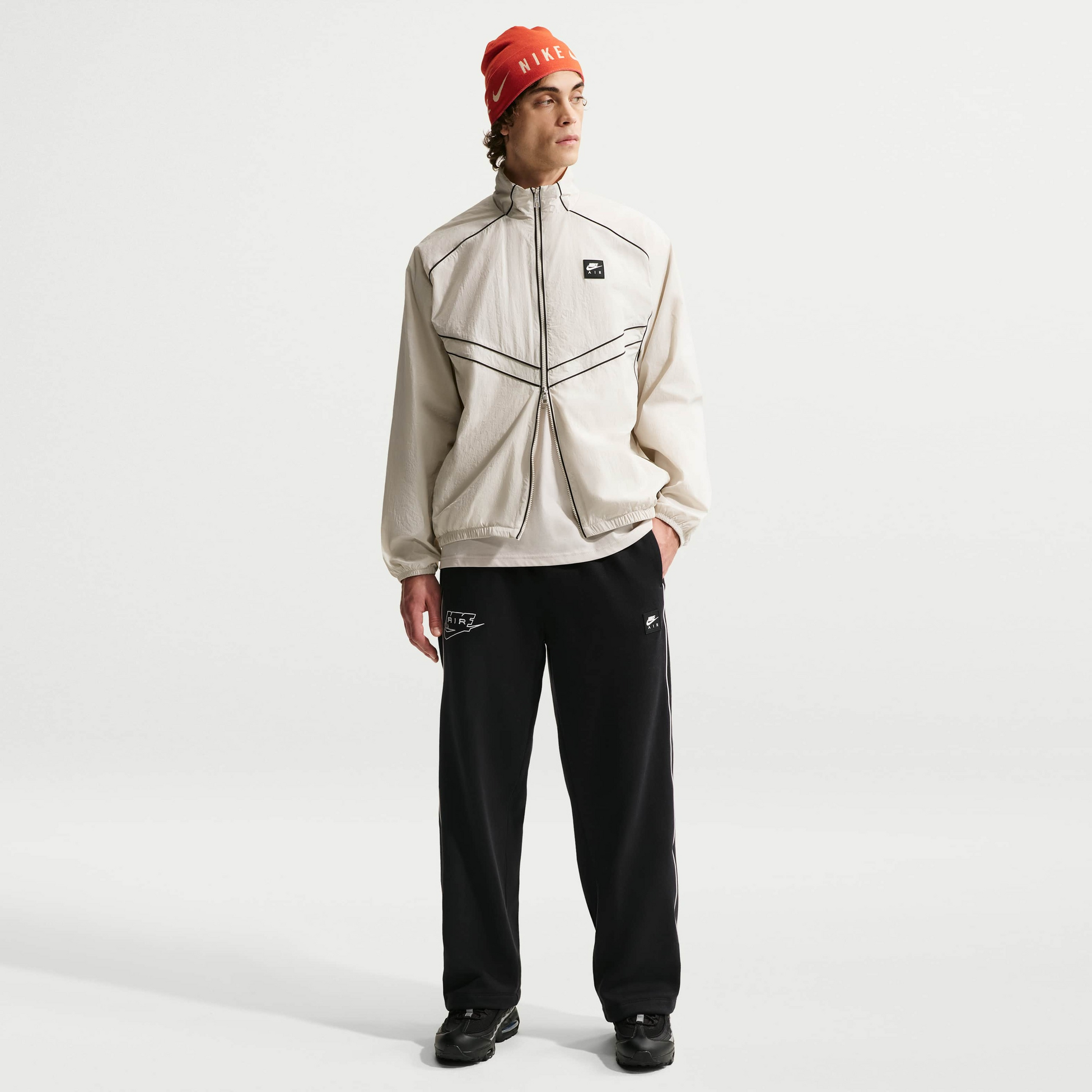 NIKE, Men's Open-hem Fleece Trousers Air