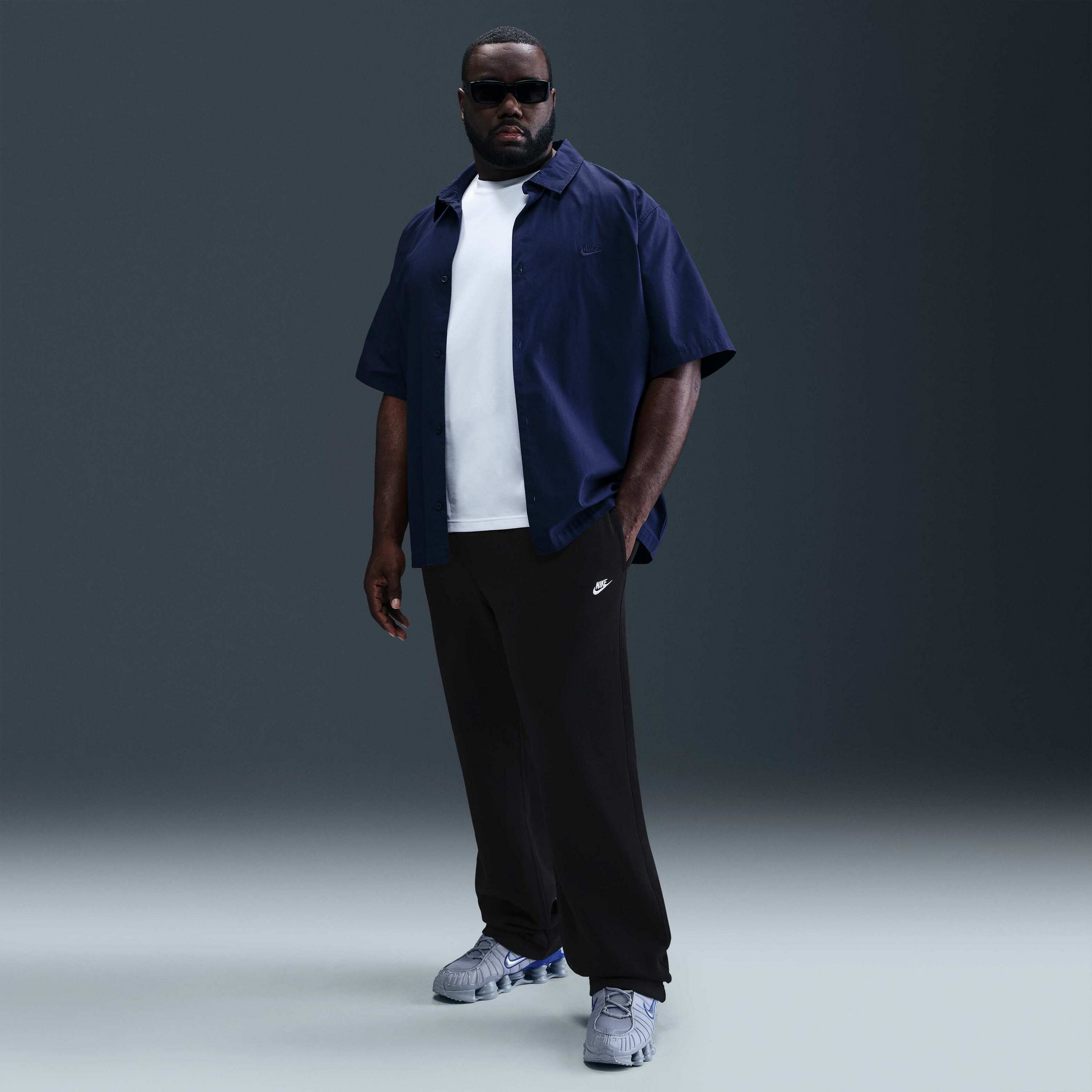 NIKE, Men's Open-hem Fleece Trousers Club