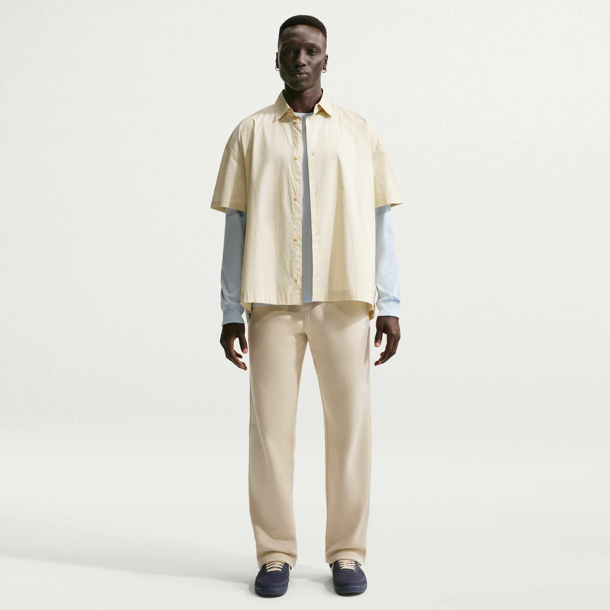 NIKE, Men's Open-hem Fleece Trousers Club