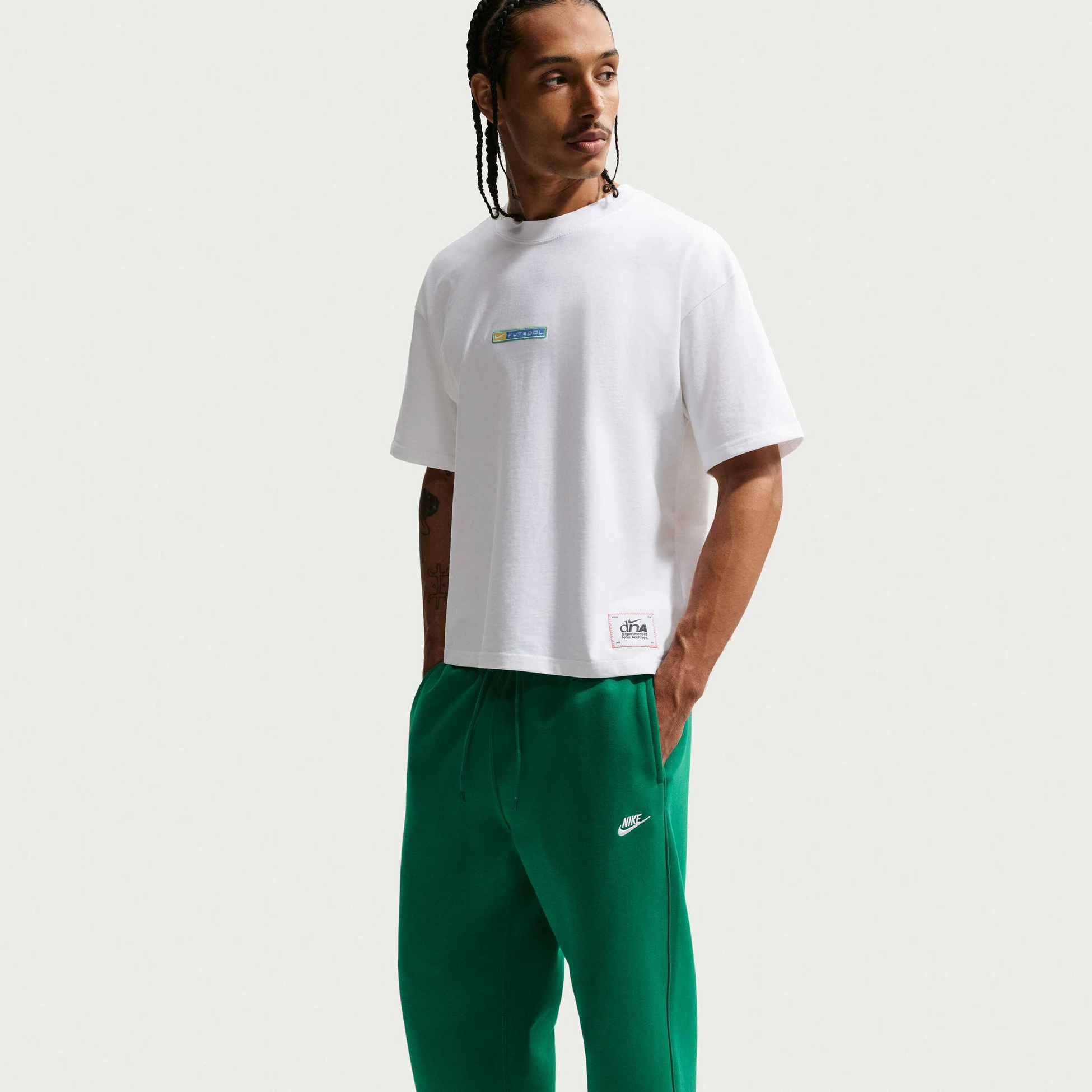 NIKE, Men's Open-hem Fleece Trousers Club
