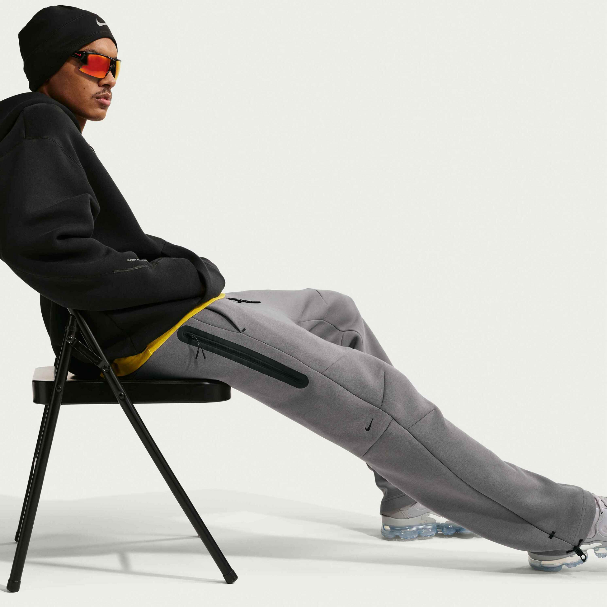 NIKE, Men's Open-hem Fleece Trousers Tech