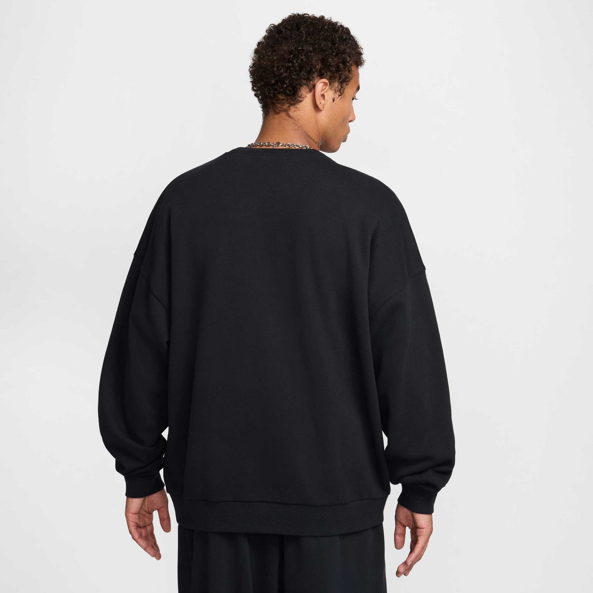 NIKE, Men's Oversized French Terry Crew Club Fleece