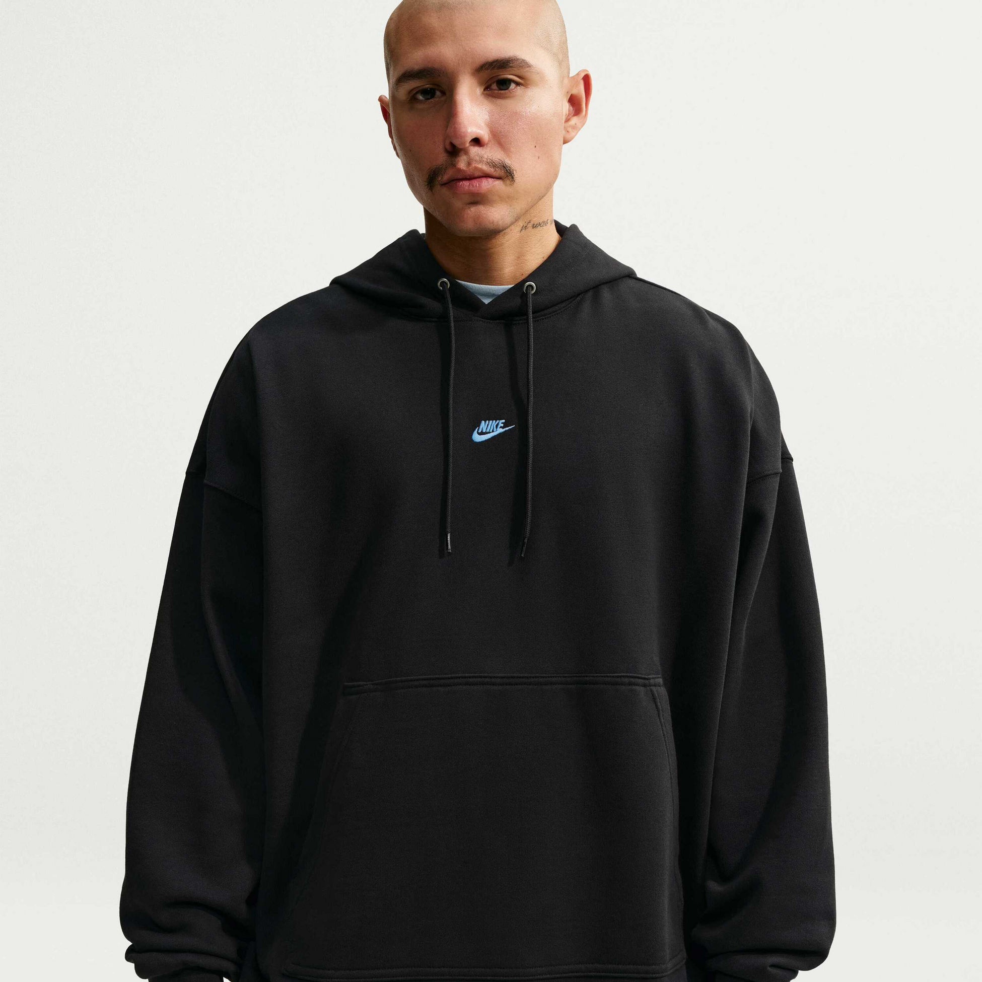 NIKE, Men's Oversized French Terry Pullover Hoodie Sportswear Club