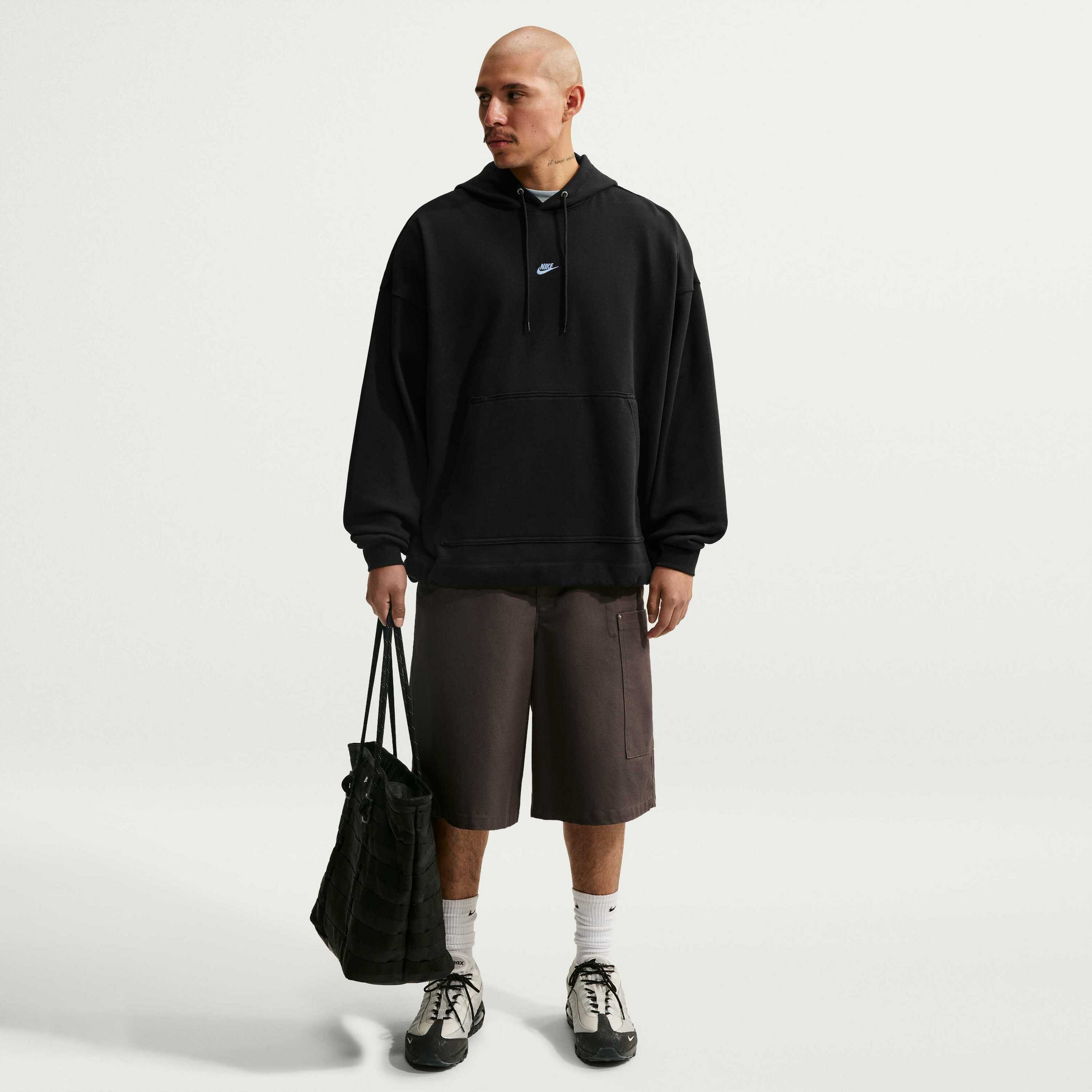 NIKE, Men's Oversized French Terry Pullover Hoodie Sportswear Club
