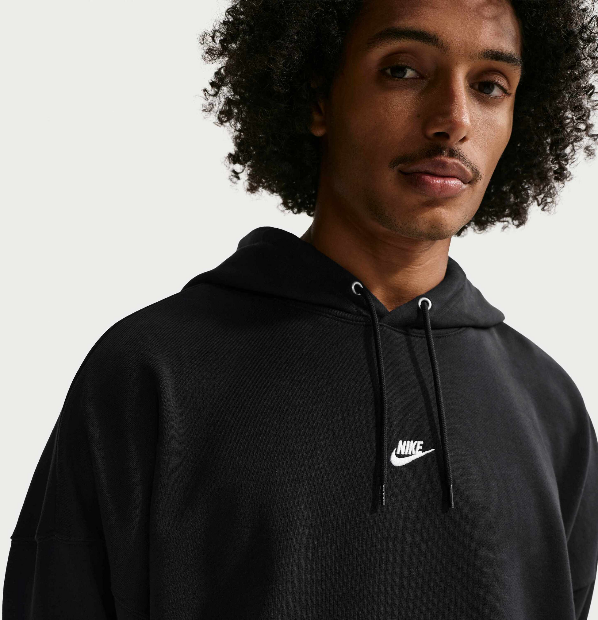 NIKE, Men's Oversized French Terry Pullover Hoodie Sportswear Club