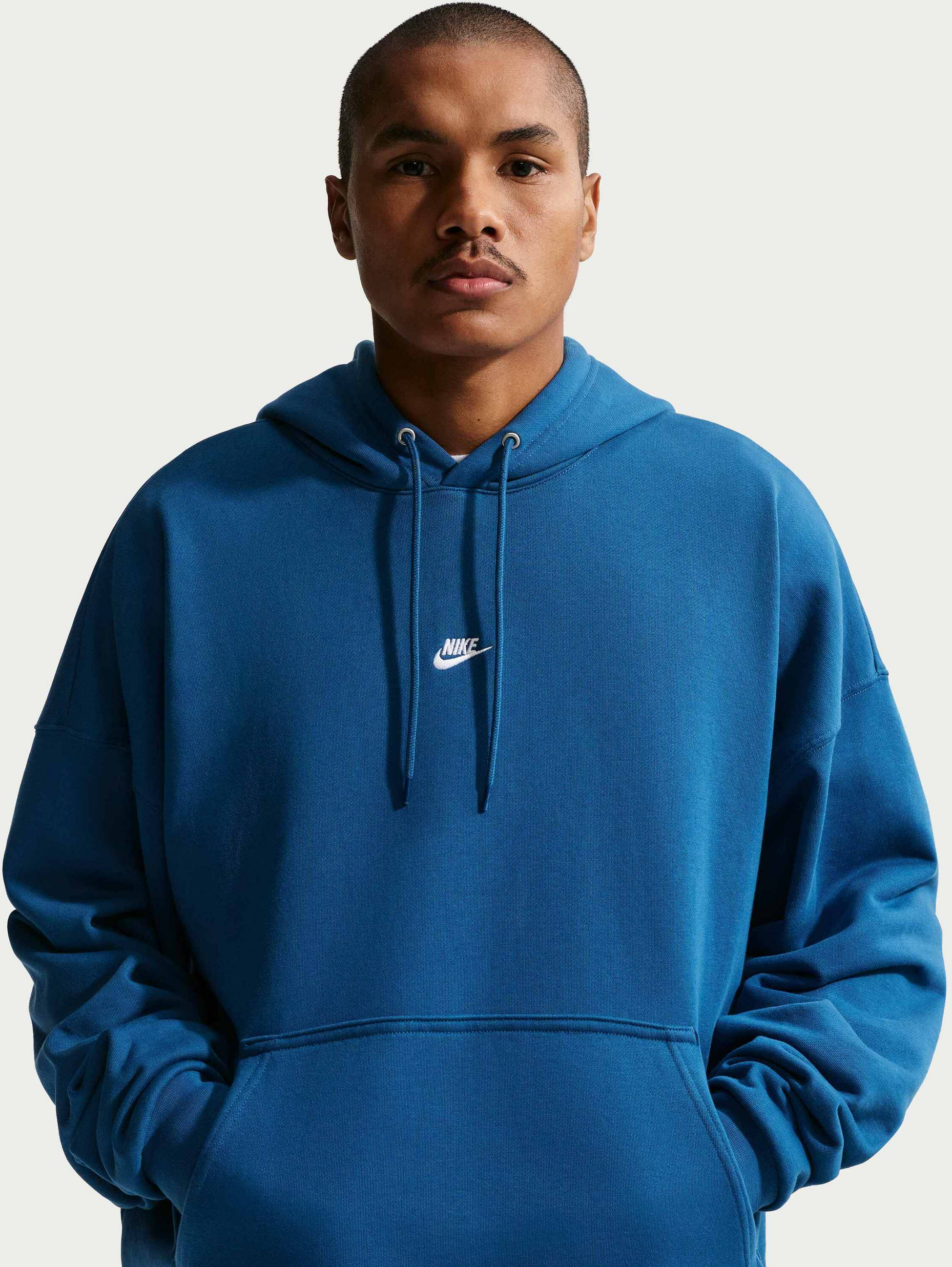 NIKE, Men's Oversized French Terry Pullover Hoodie Sportswear Club