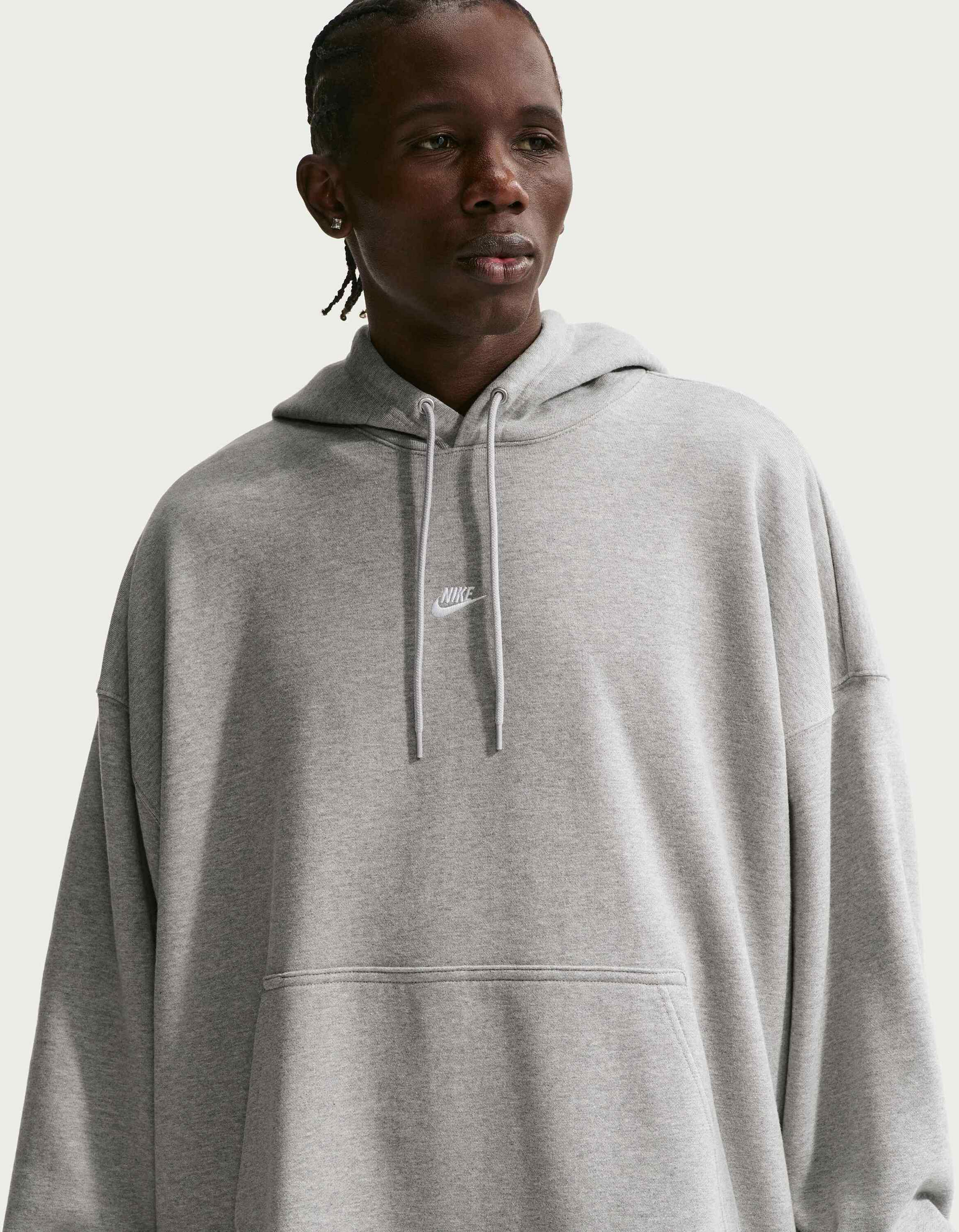 NIKE, Men's Oversized French Terry Pullover Hoodie Sportswear Club
