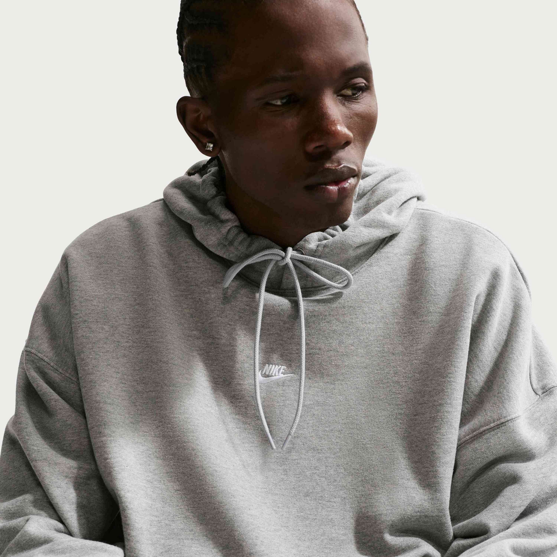 NIKE, Men's Oversized French Terry Pullover Hoodie Sportswear Club