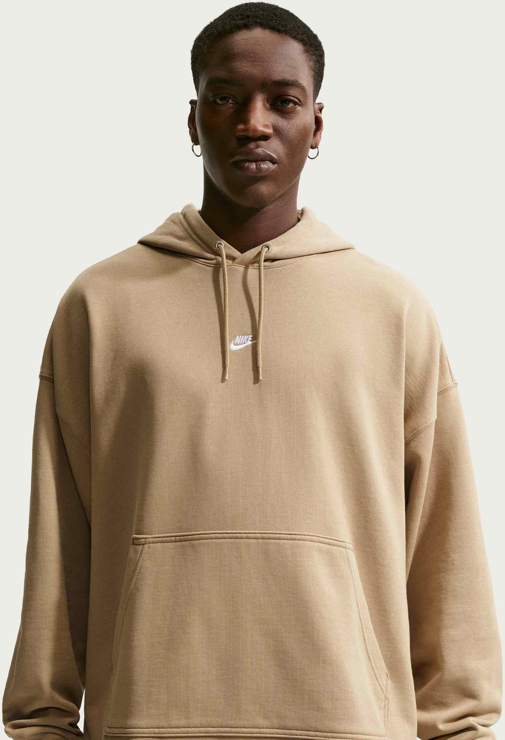 NIKE, Men's Oversized French Terry Pullover Hoodie Sportswear Club