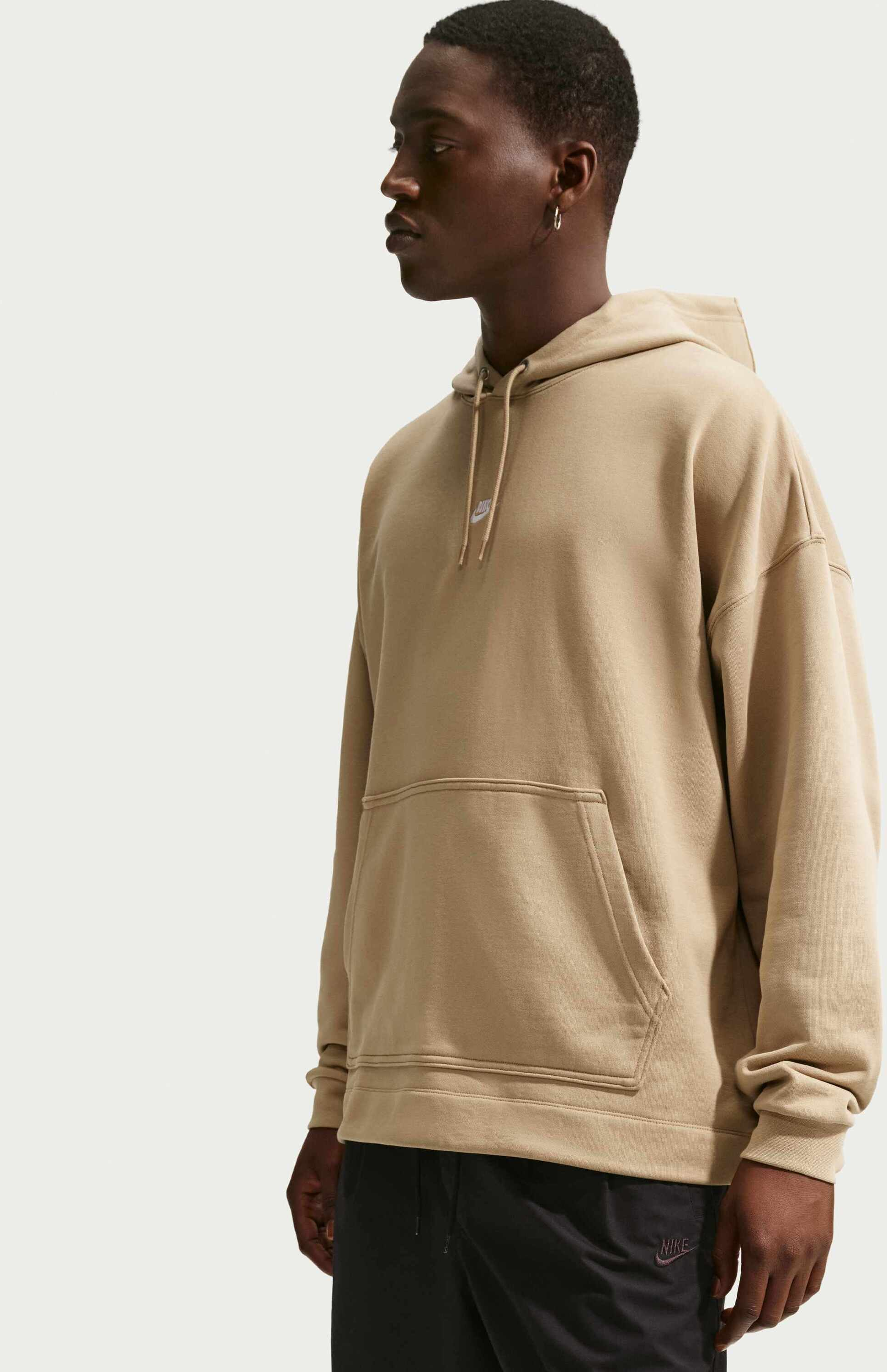 NIKE, Men's Oversized French Terry Pullover Hoodie Sportswear Club