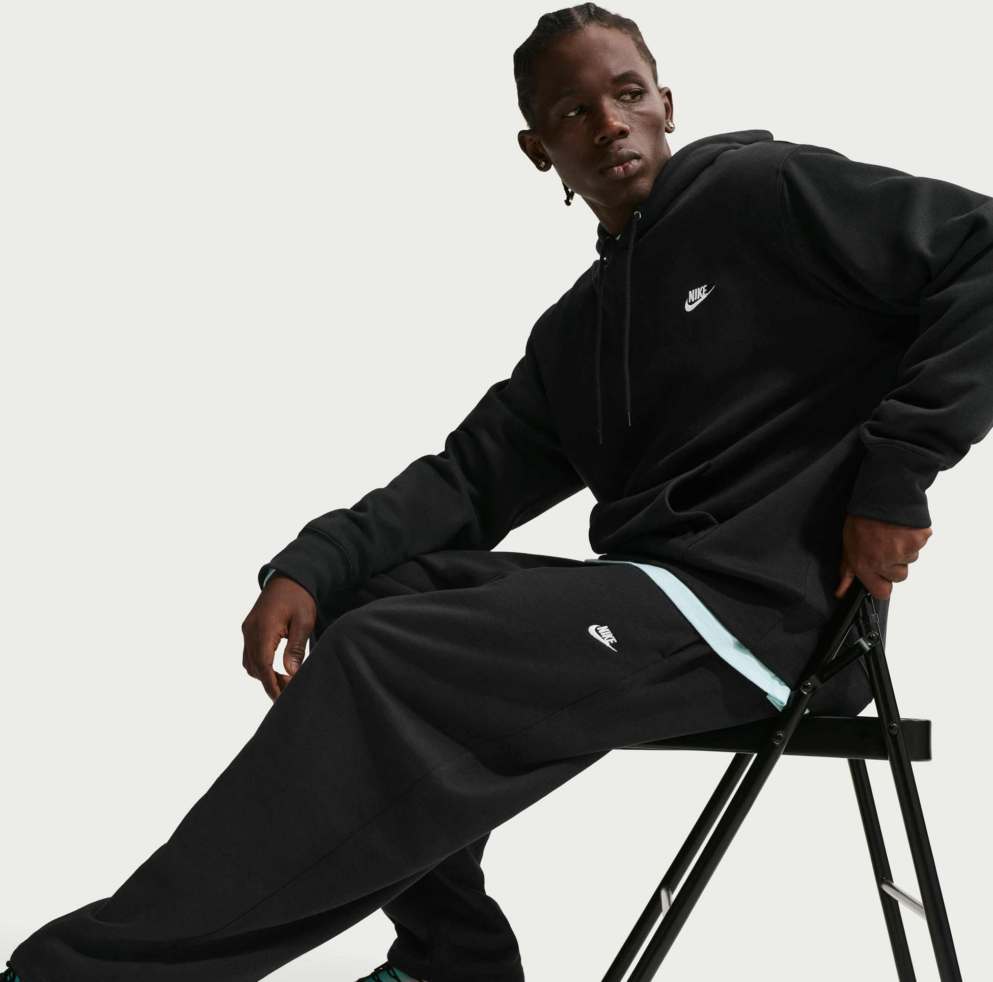 NIKE, Men's Oversized French Terry Trousers Sportswear Club
