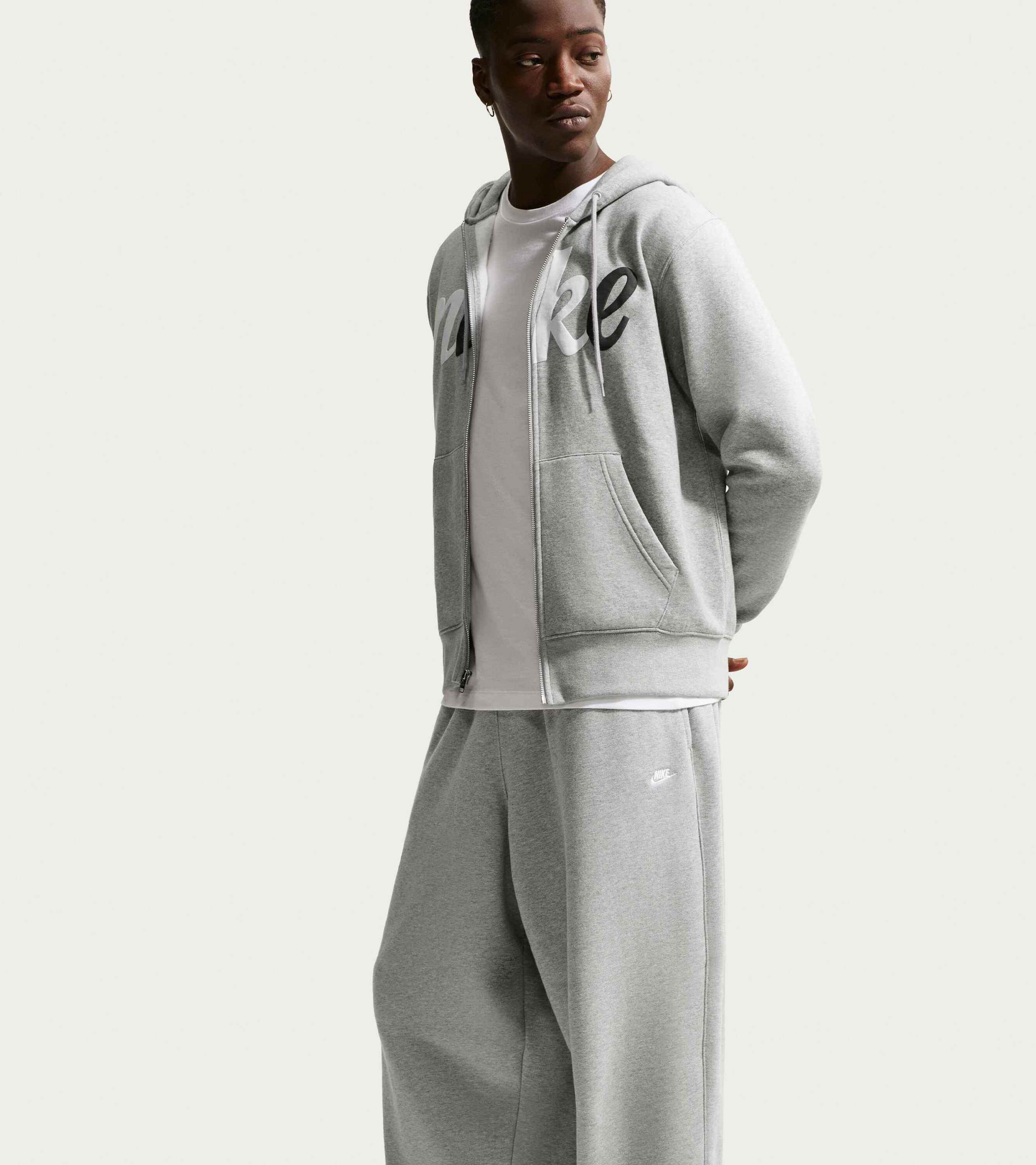 NIKE, Men's Oversized French Terry Trousers Sportswear Club