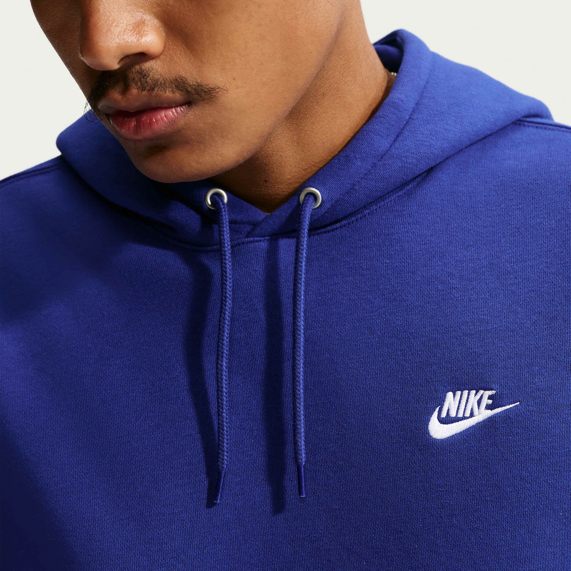 NIKE, Men's Pullover Fleece Hoodie Club